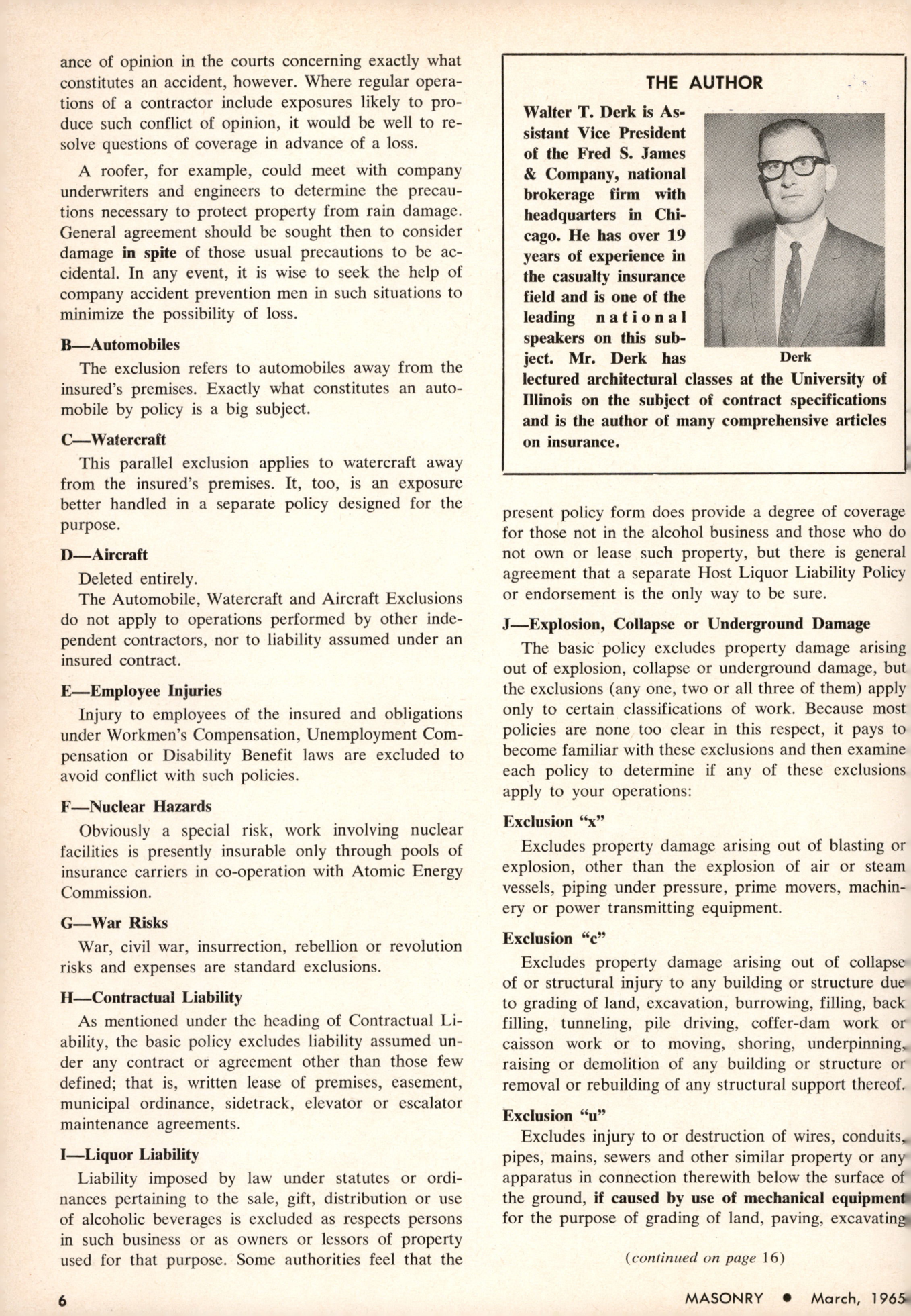Masonry Magazine March 1965 Page. 6