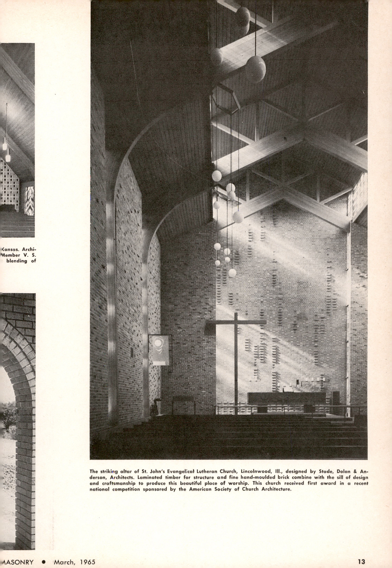 Masonry Magazine March 1965 Page. 13
