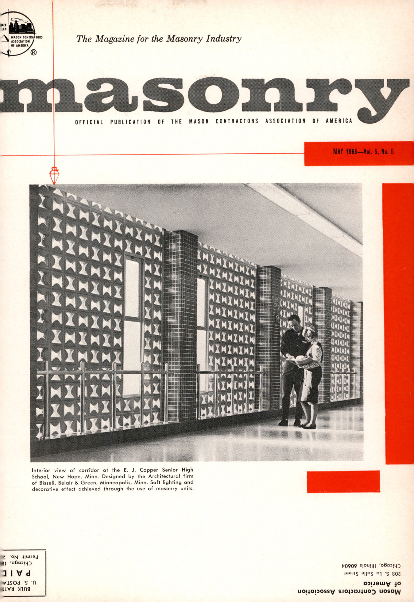 Masonry Magazine May 1965 Page. 1
