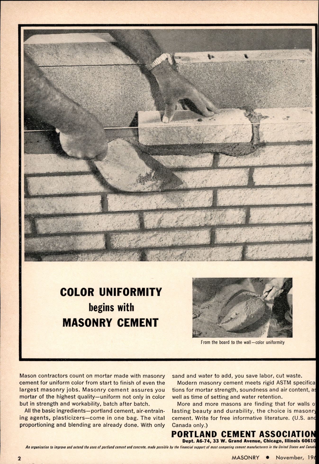 Masonry Magazine November 1965 Page. 2