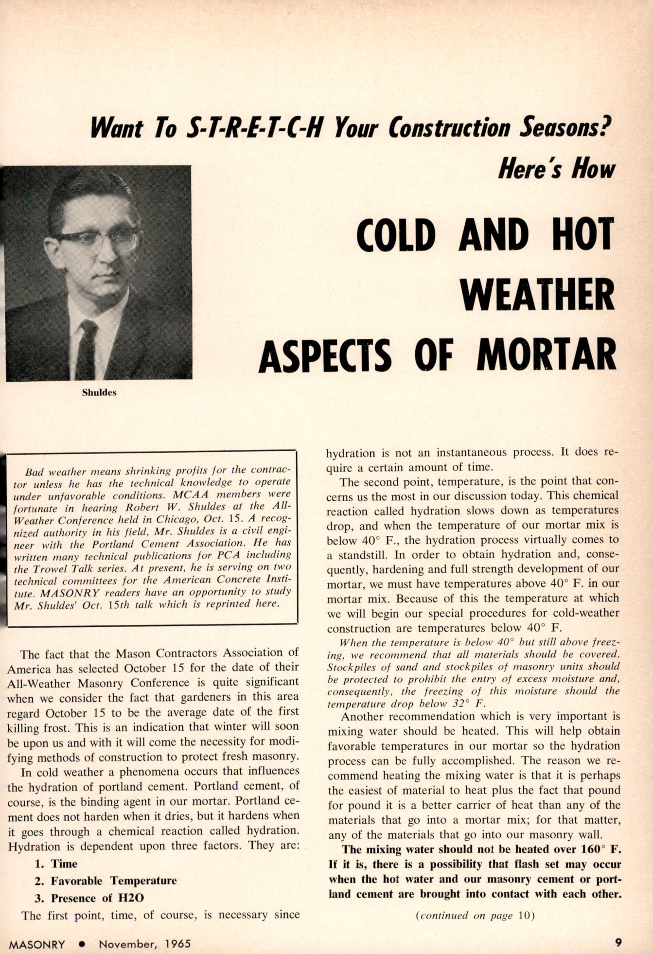 Masonry Magazine November 1965 Page. 9
