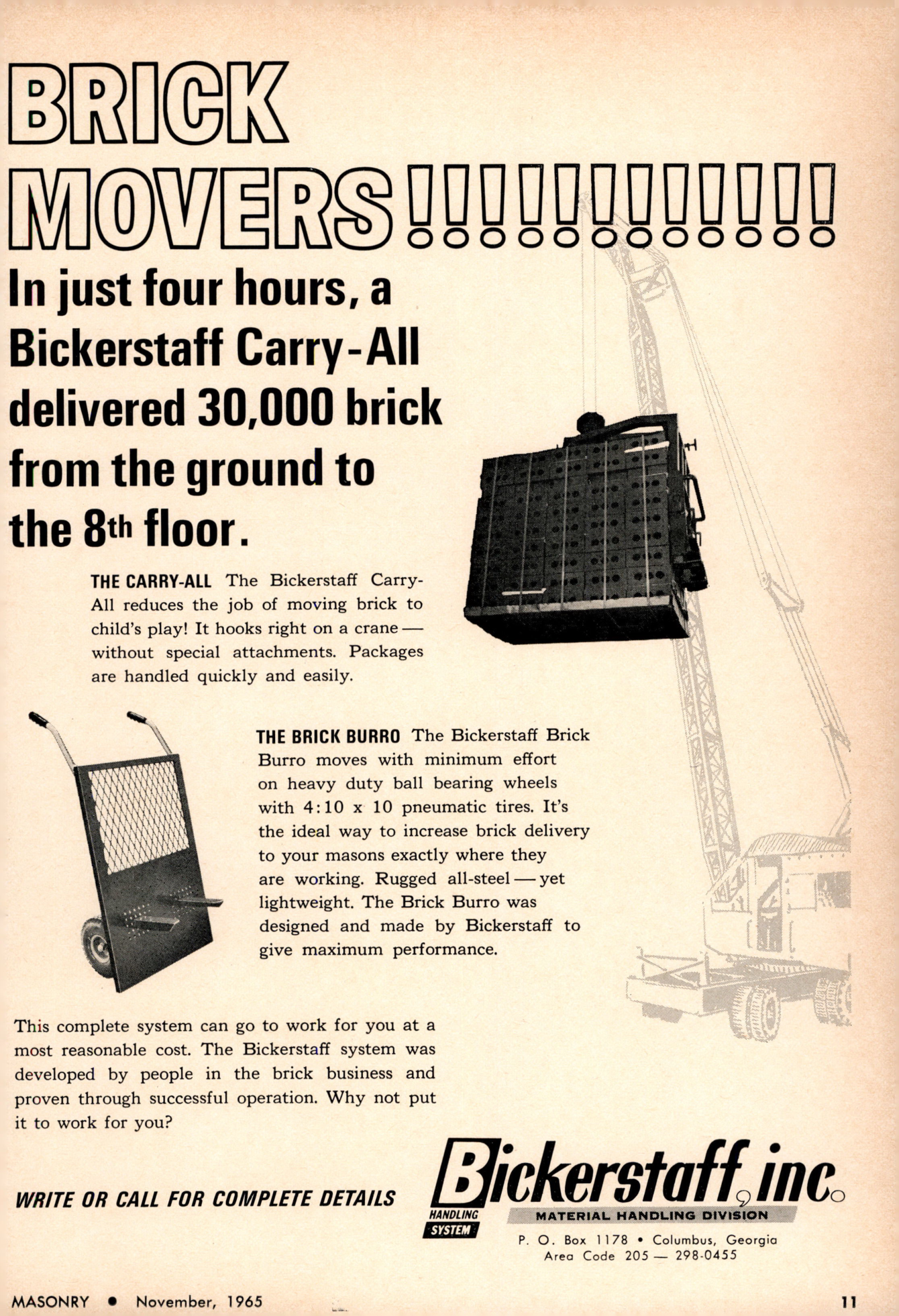 Masonry Magazine November 1965 Page. 11