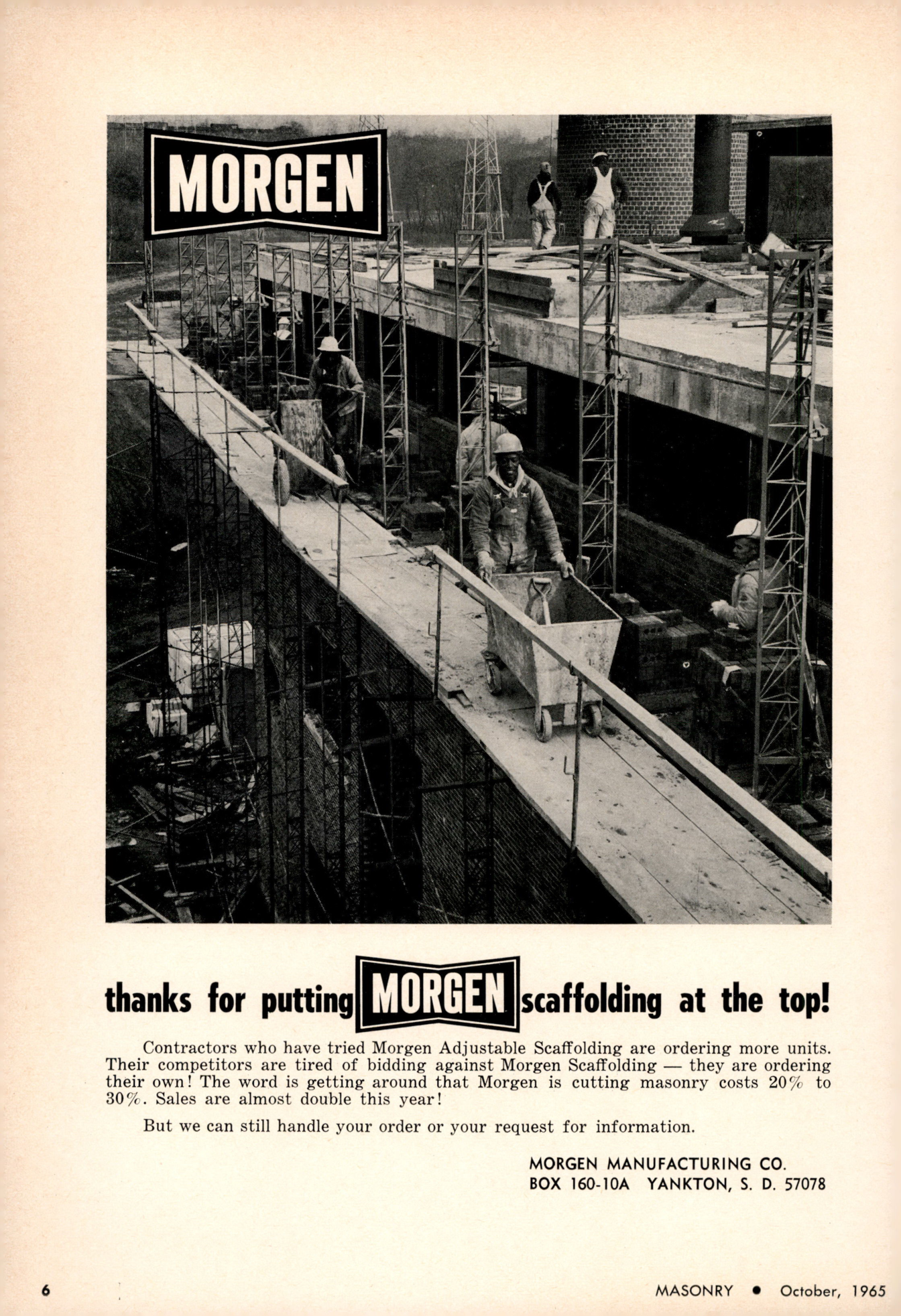 Masonry Magazine October 1965 Page. 6