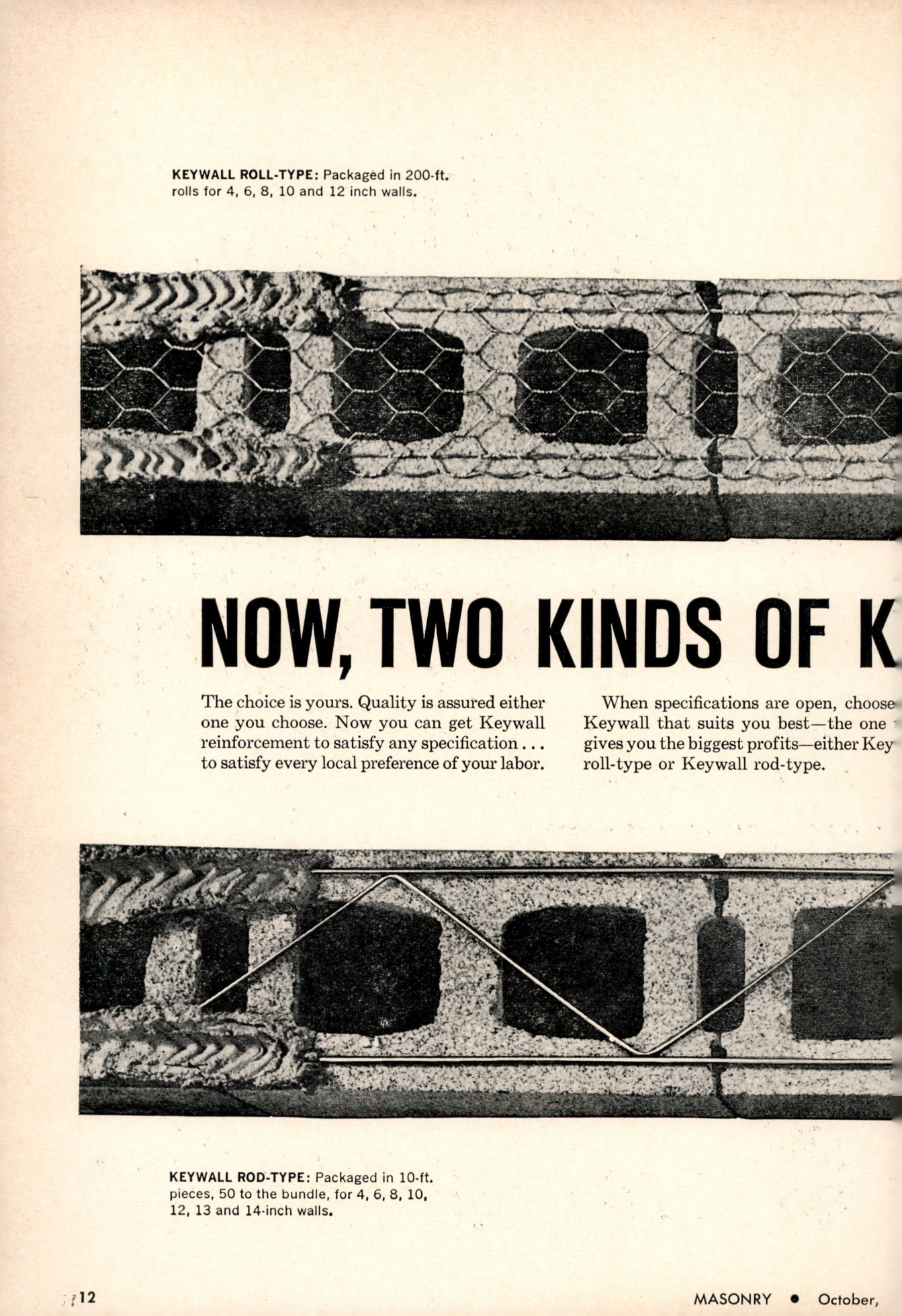 Masonry Magazine October 1965 Page. 12