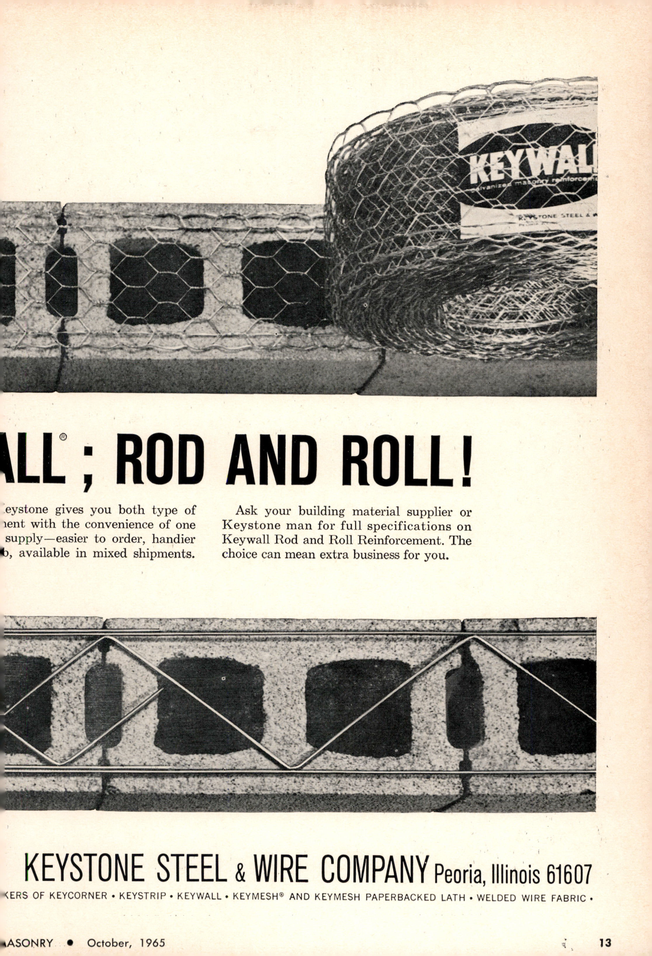 Masonry Magazine October 1965 Page. 13