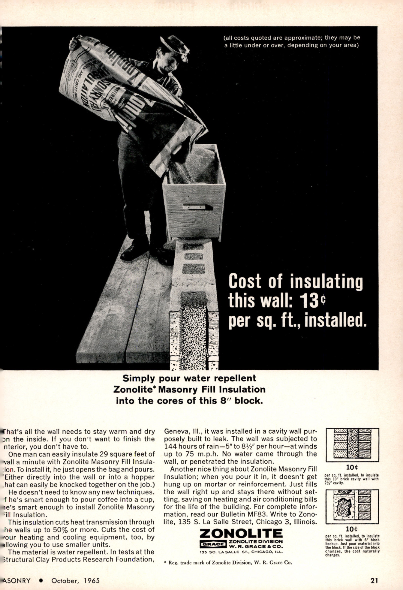 Masonry Magazine October 1965 Page. 21
