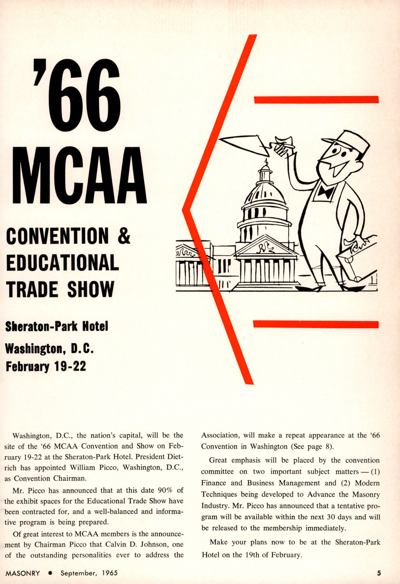 Masonry Magazine September 1965 Page. 5