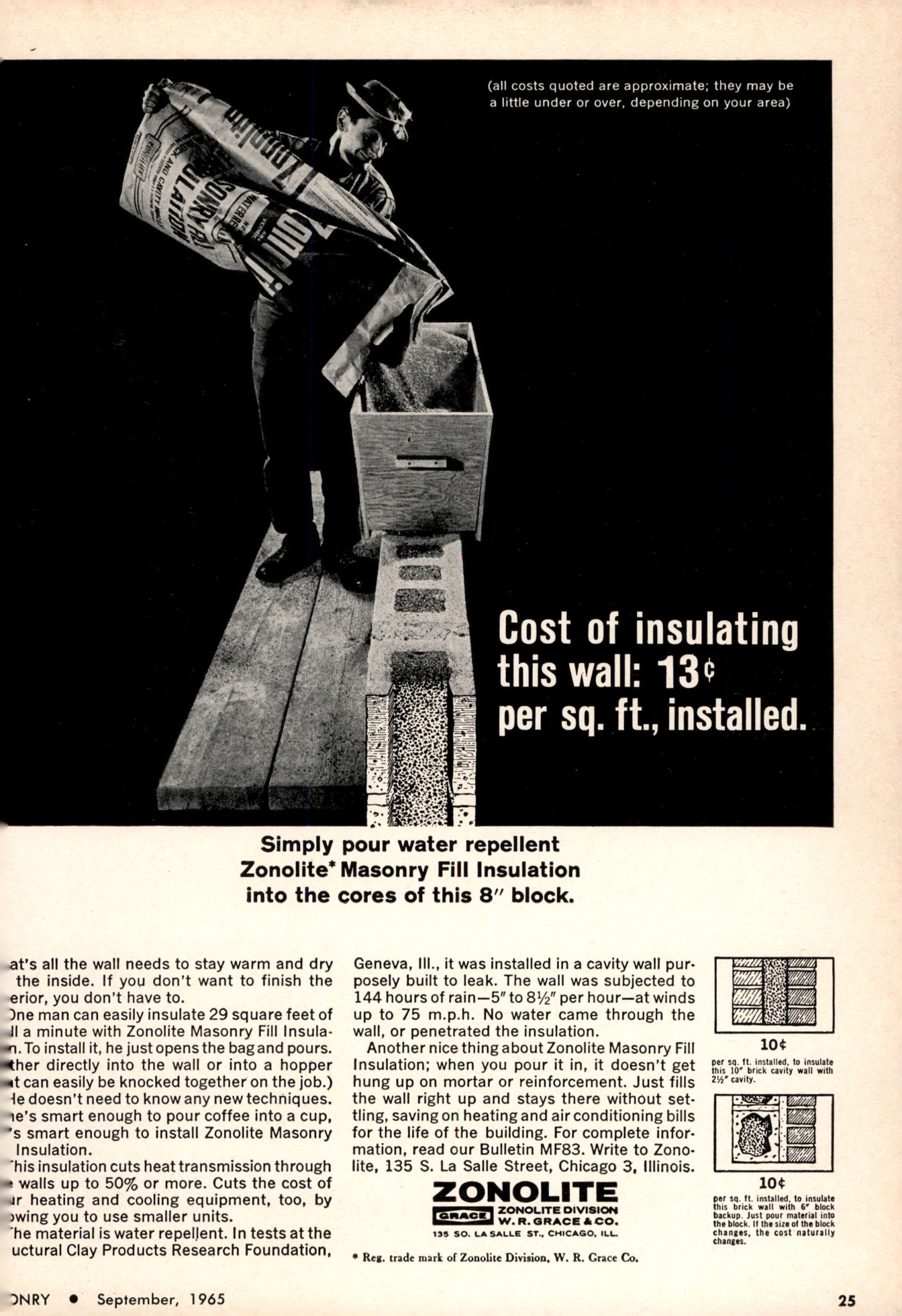 Masonry Magazine September 1965 Page. 25