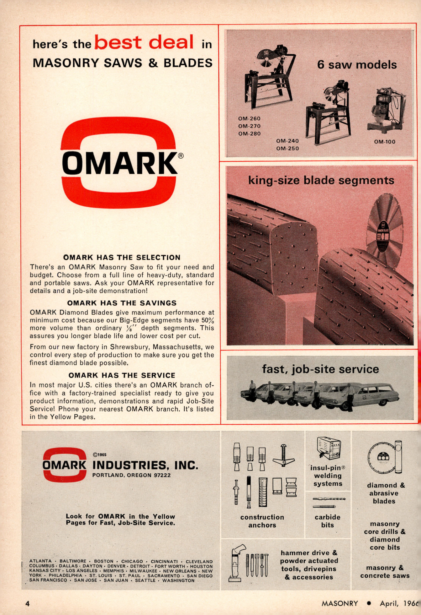 Masonry Magazine April 1966 Page. 4