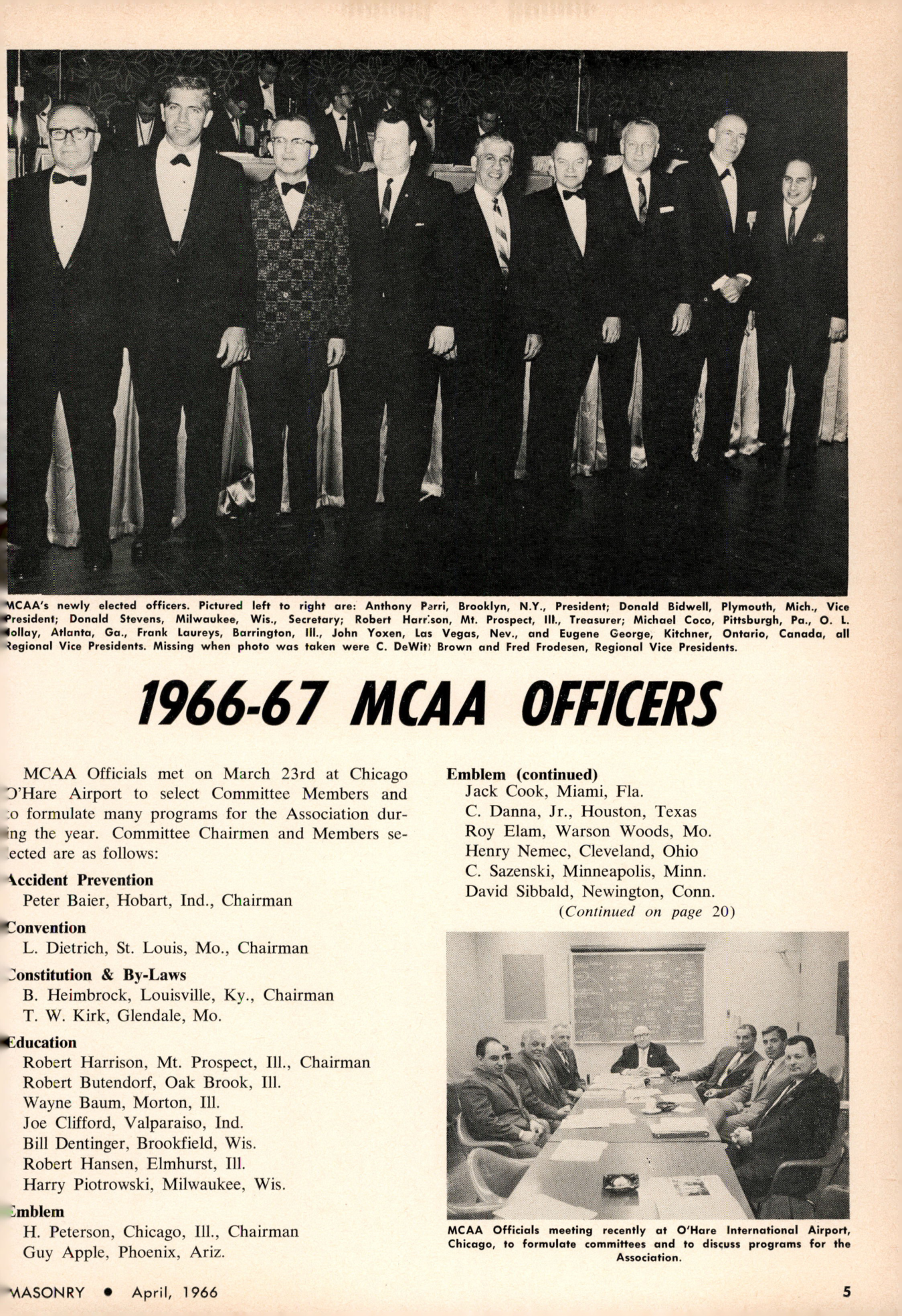 Masonry Magazine April 1966 Page. 5