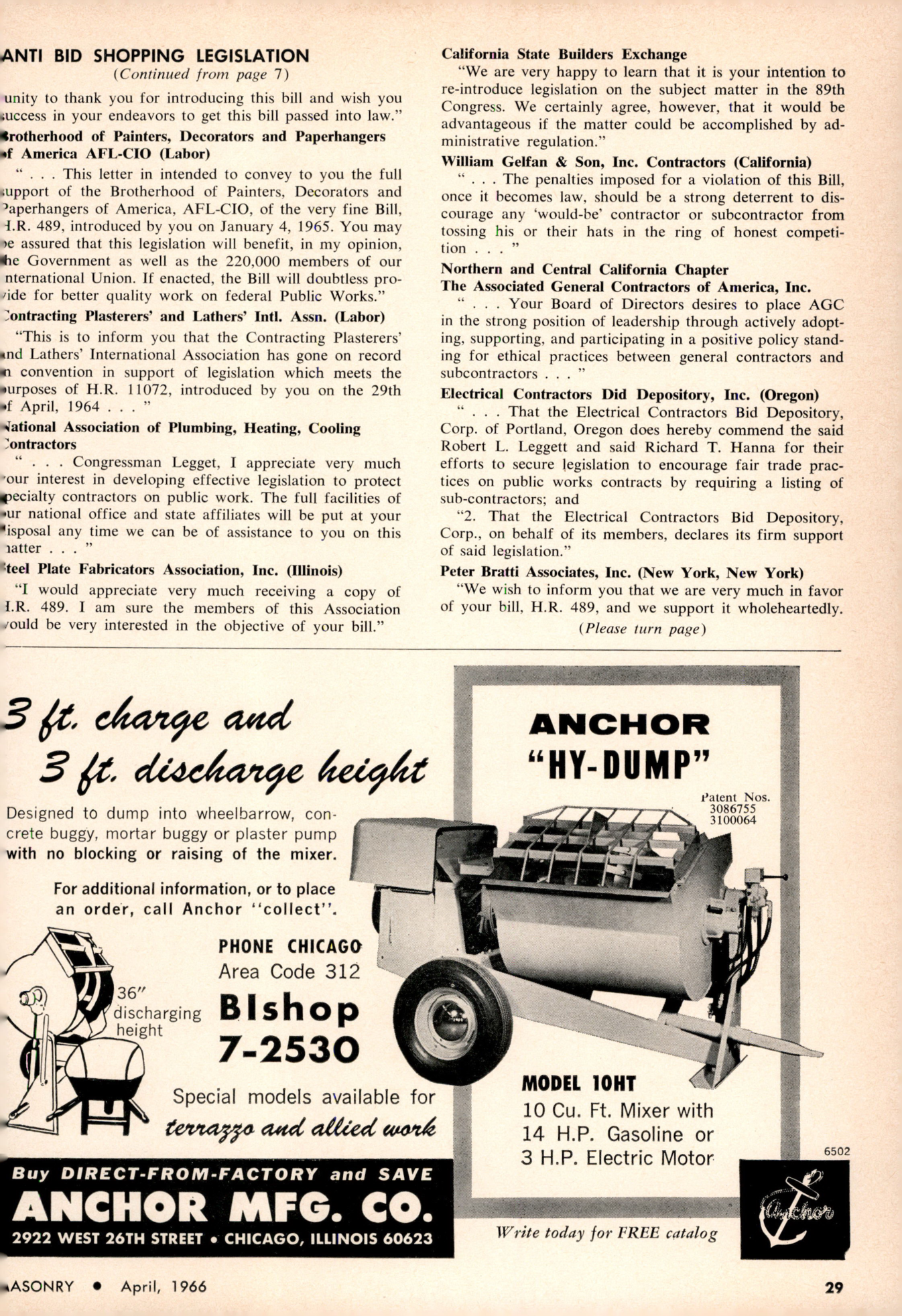 Masonry Magazine April 1966 Page. 29