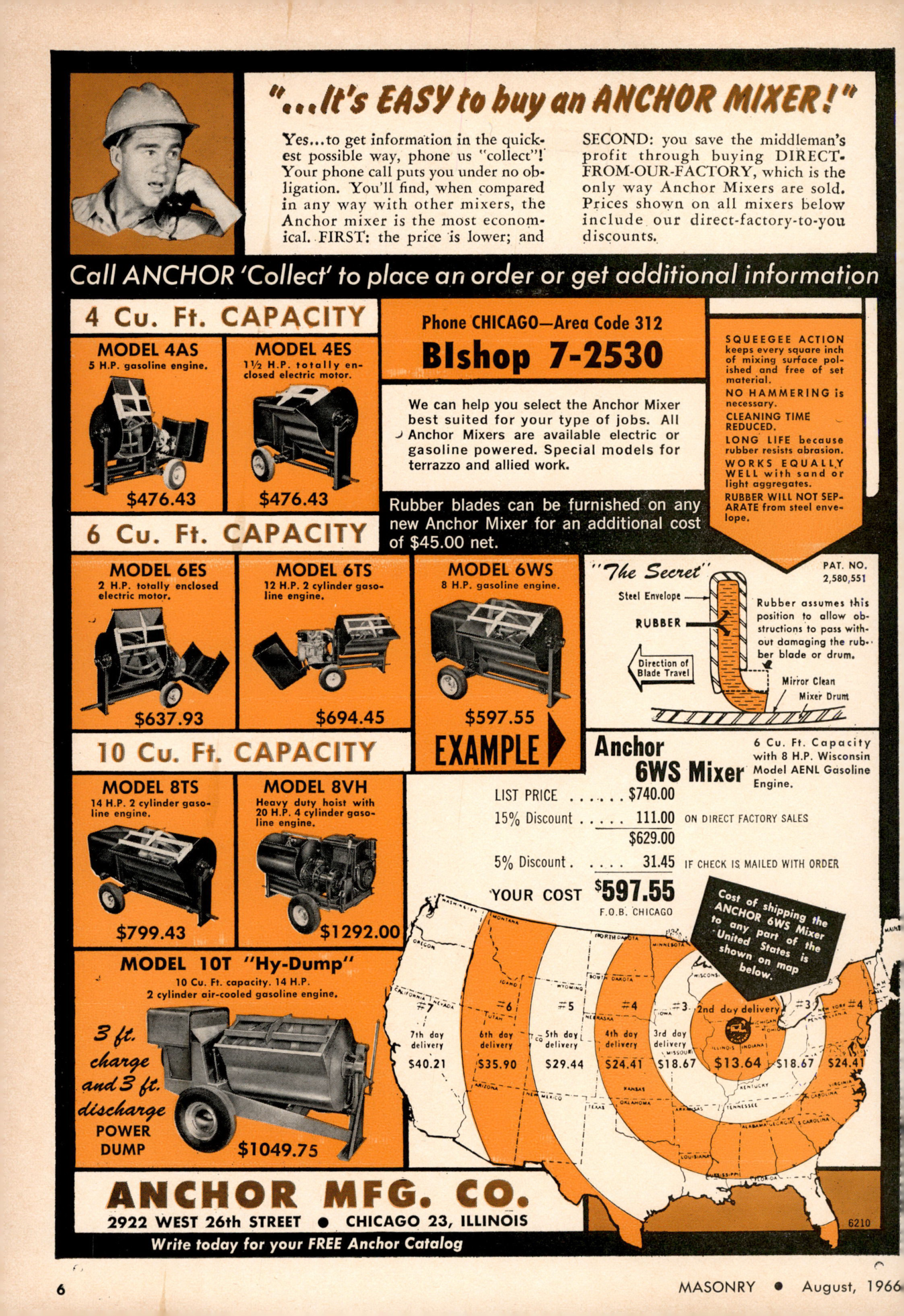 Masonry Magazine August 1966 Page. 6