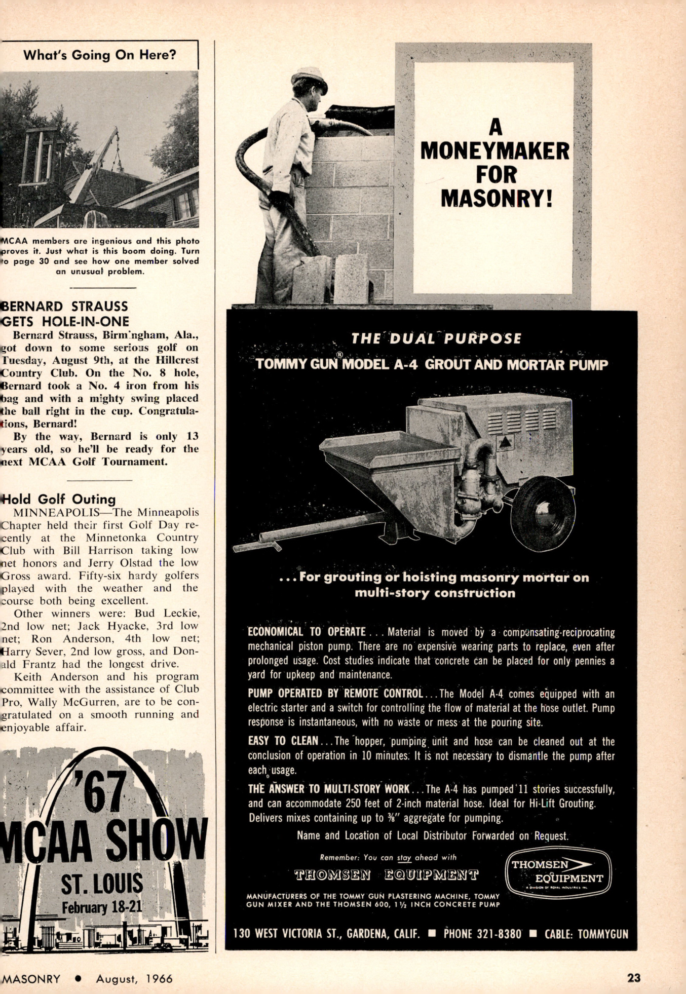 Masonry Magazine August 1966 Page. 23