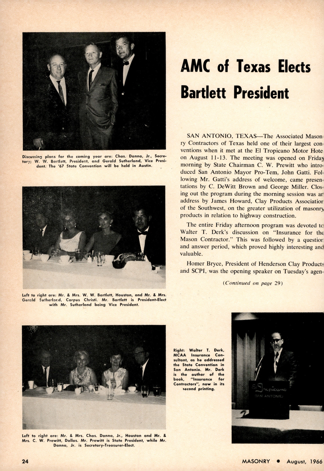 Masonry Magazine August 1966 Page. 24