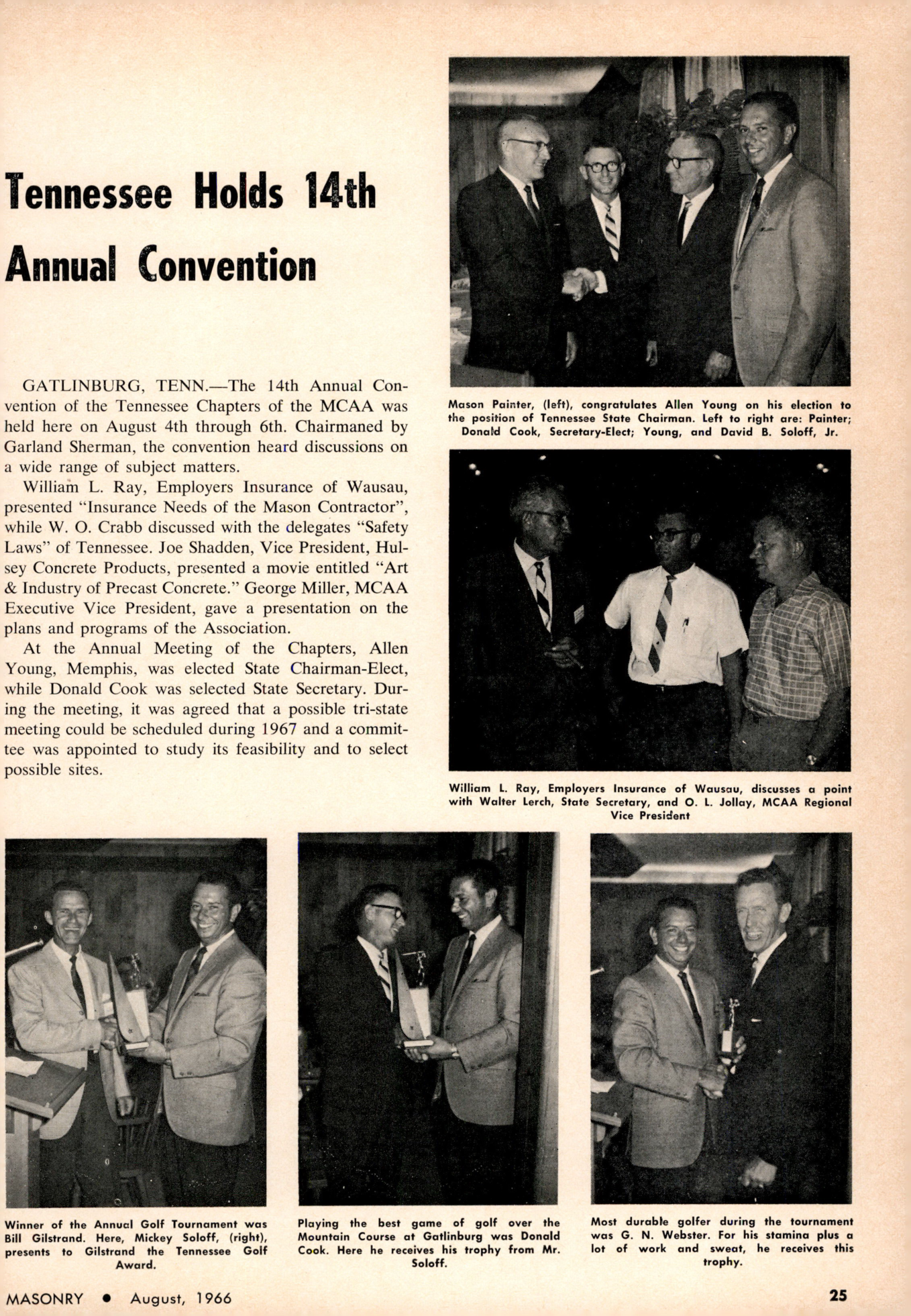 Masonry Magazine August 1966 Page. 25