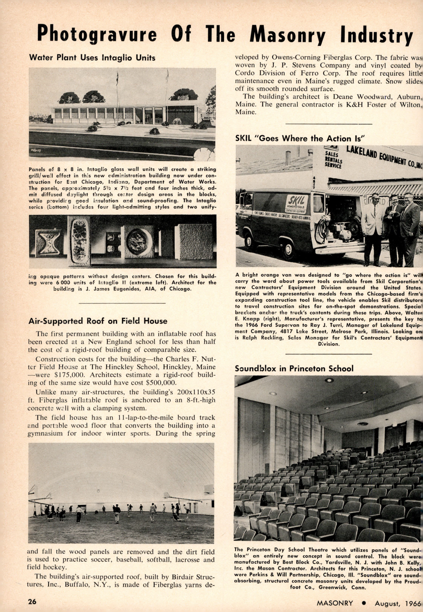 Masonry Magazine August 1966 Page. 26
