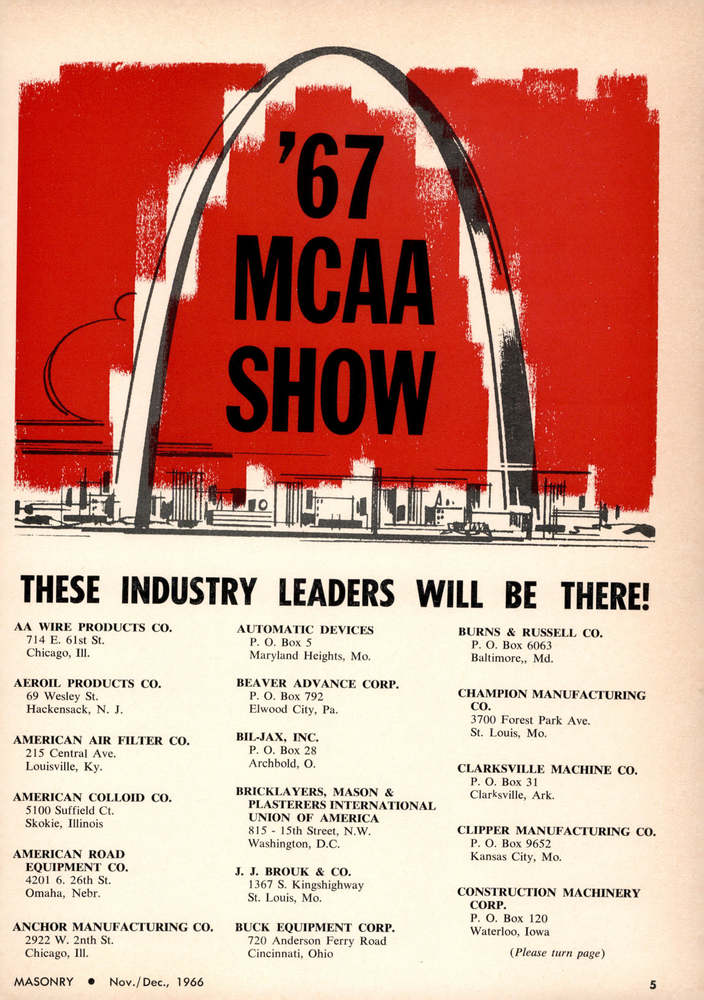 Masonry Magazine December 1966 Page. 5