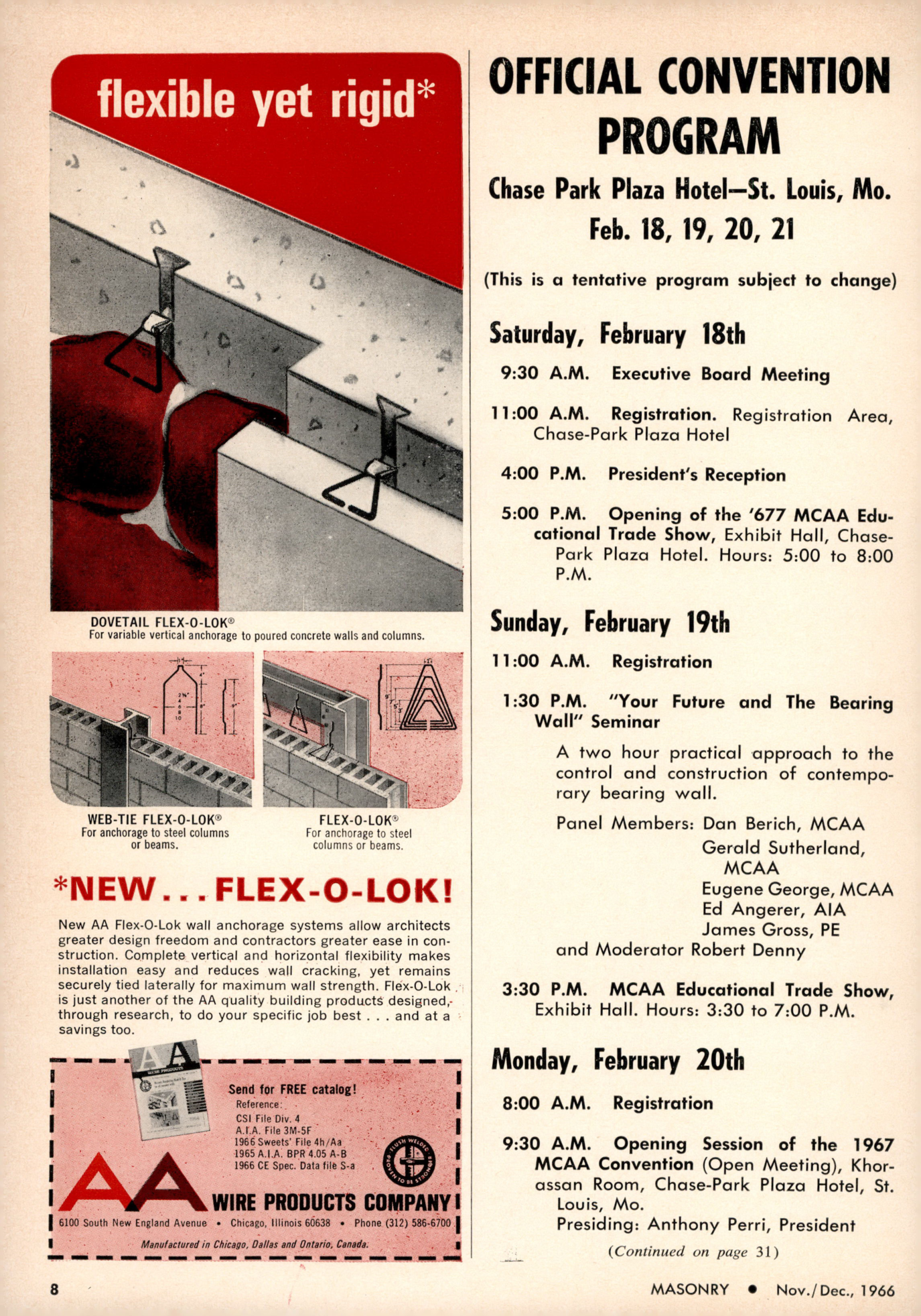 Masonry Magazine December 1966 Page. 8