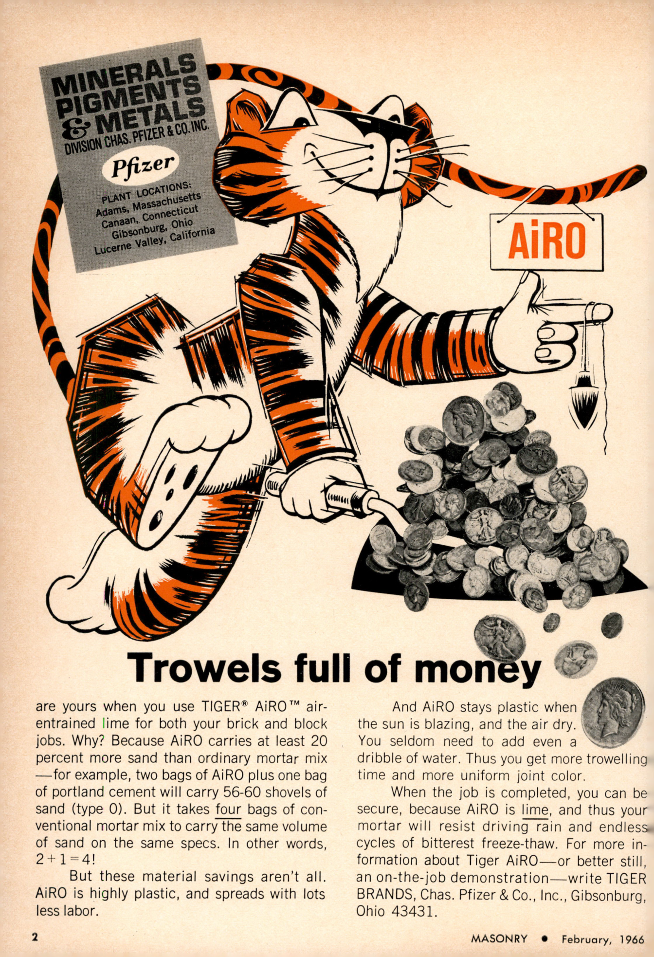 Masonry Magazine February 1966 Page. 2