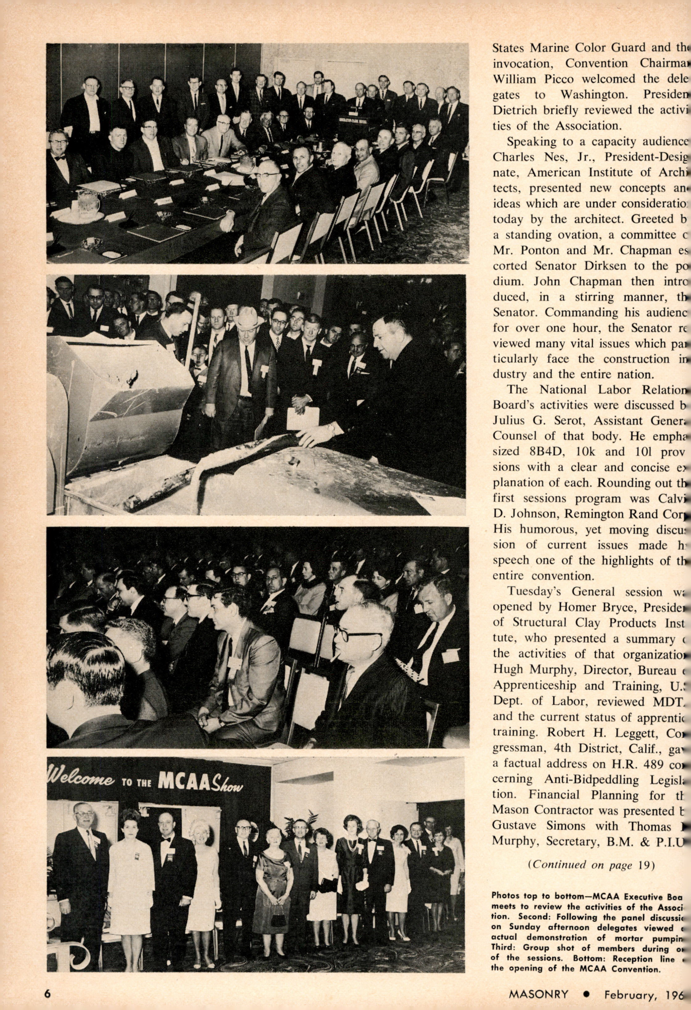 Masonry Magazine February 1966 Page. 6