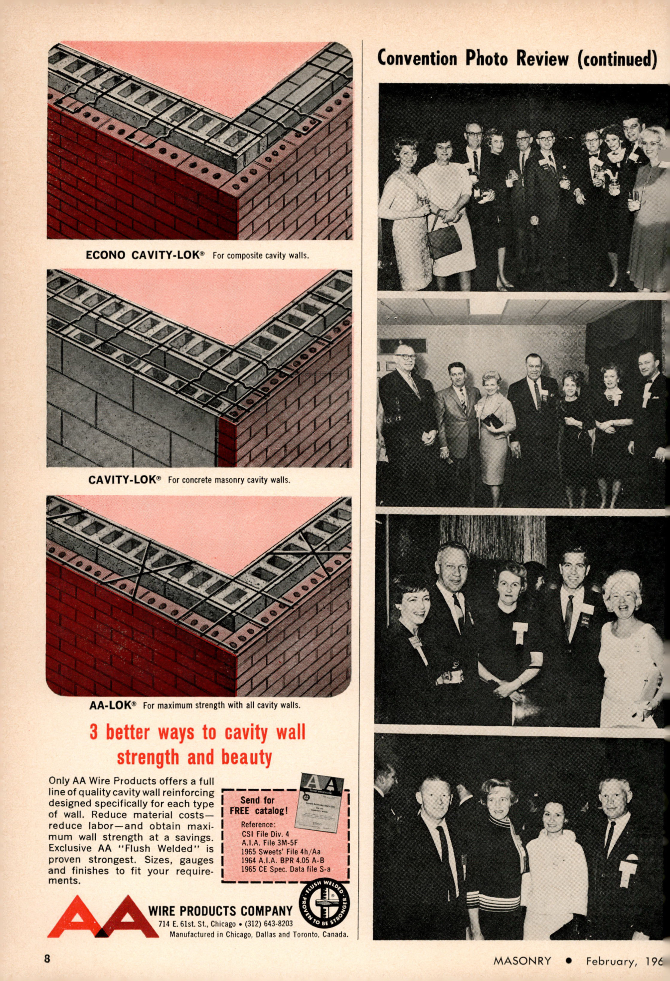 Masonry Magazine February 1966 Page. 8