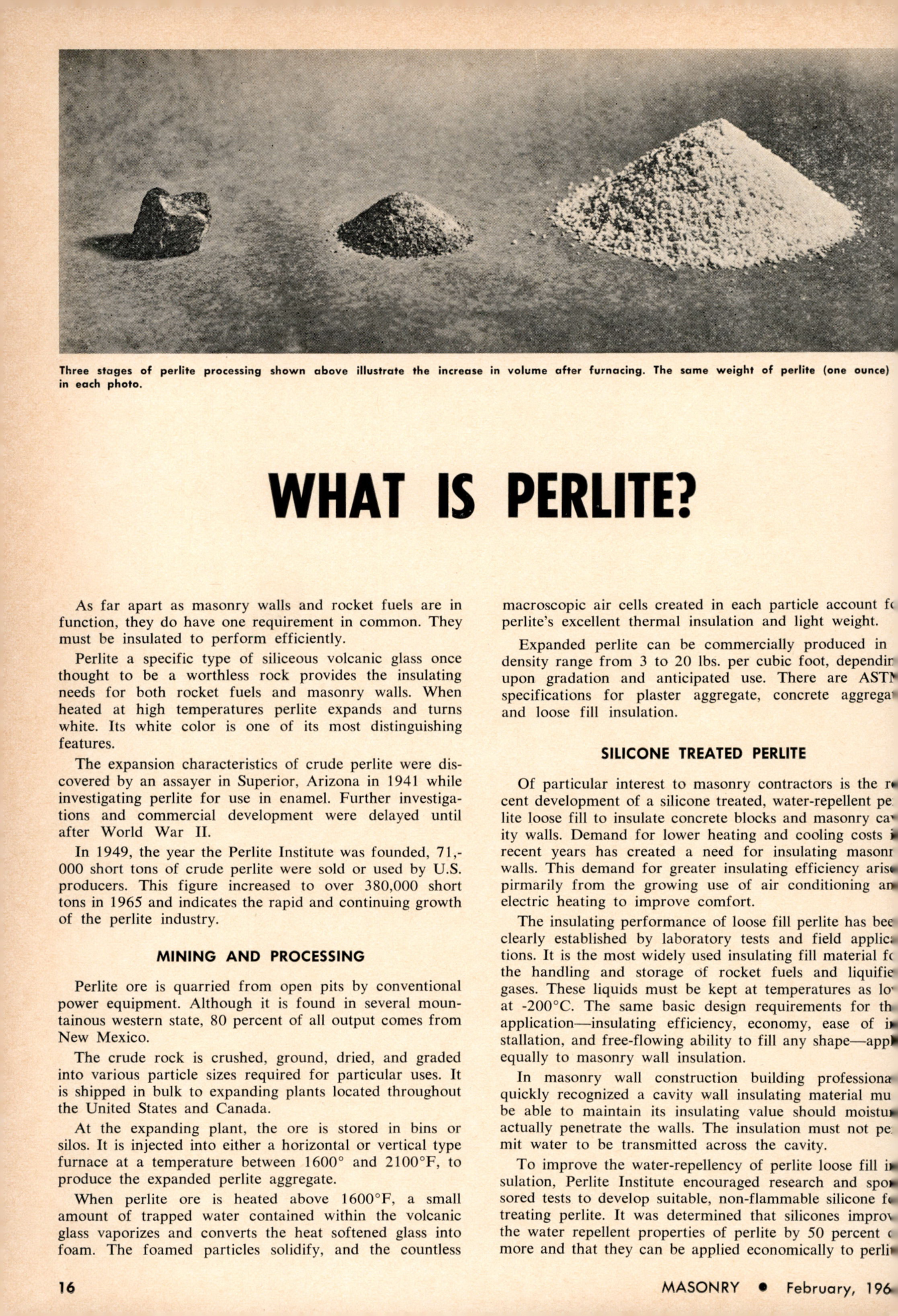 Masonry Magazine February 1966 Page. 16