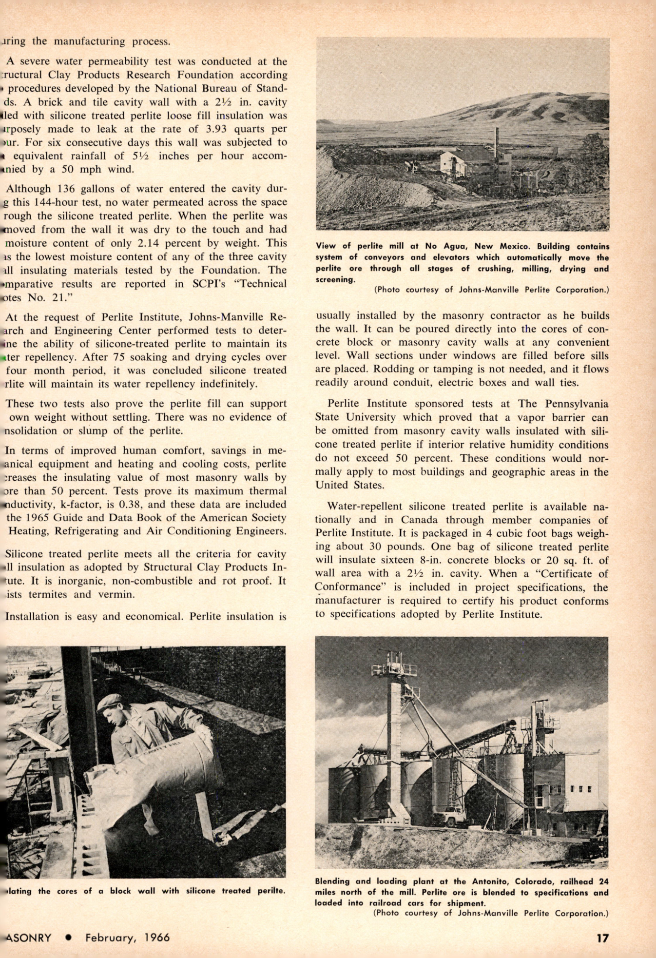 Masonry Magazine February 1966 Page. 17