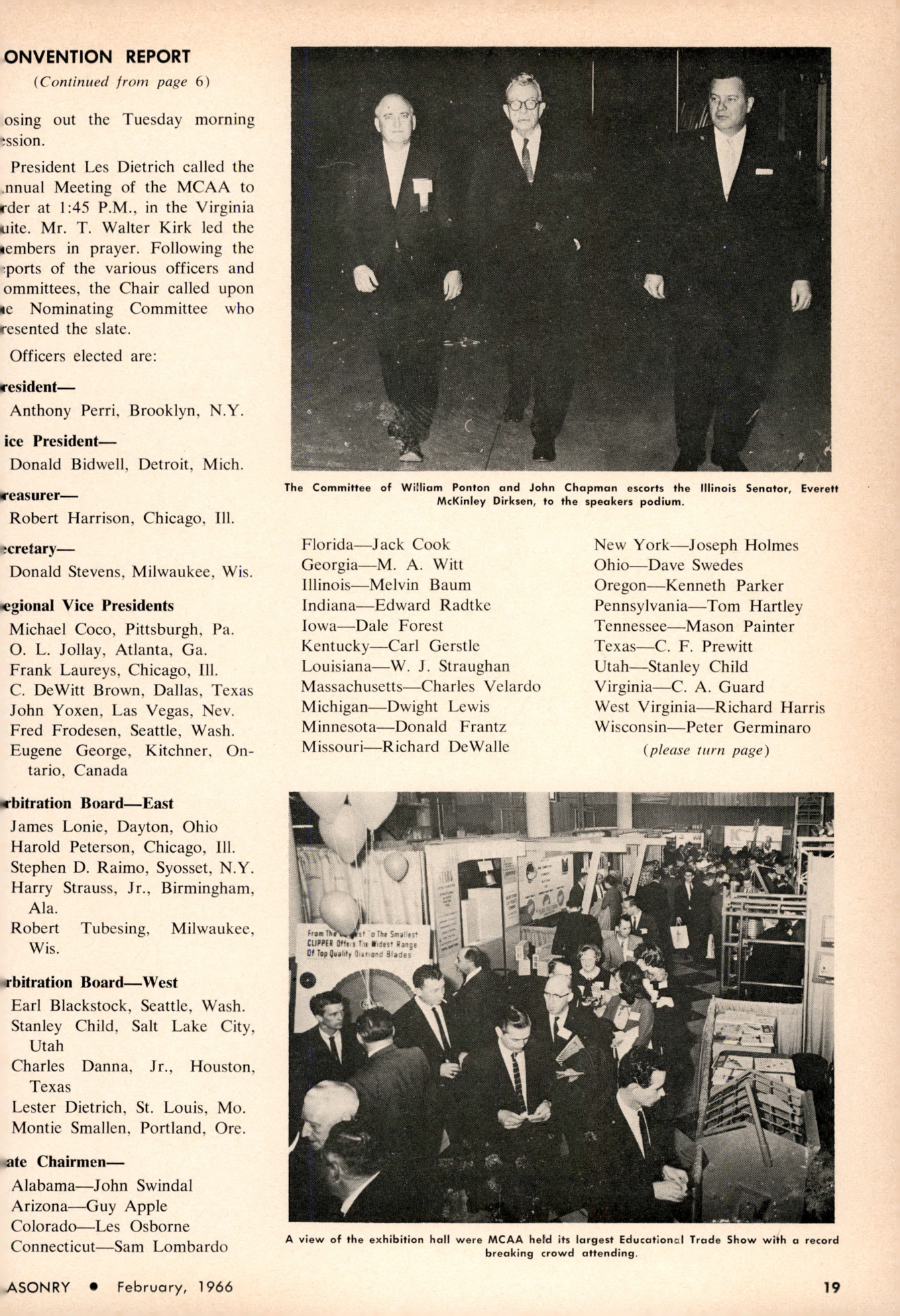 Masonry Magazine February 1966 Page. 19