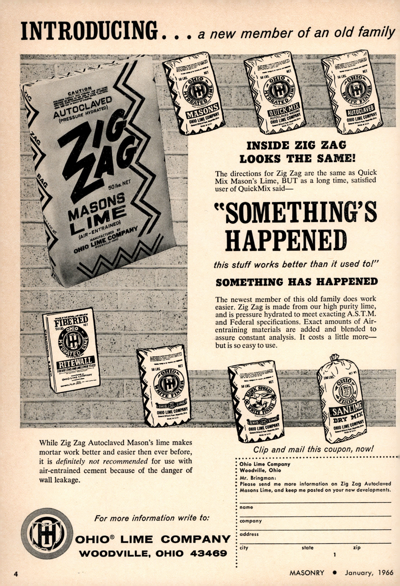 Masonry Magazine January 1966 Page. 4