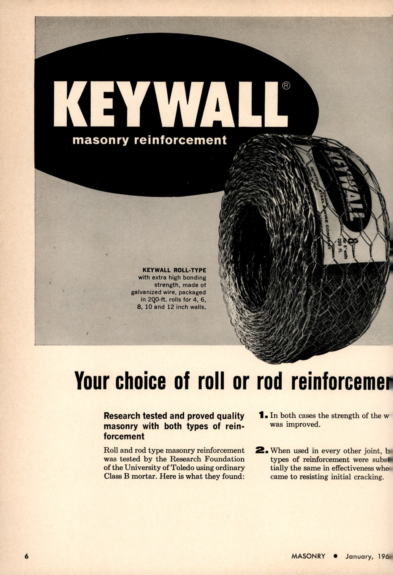 Masonry Magazine January 1966 Page. 6