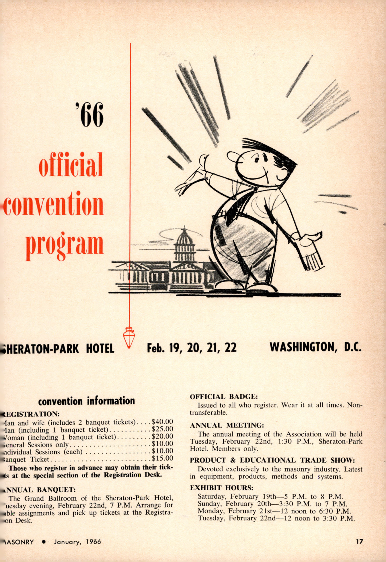 Masonry Magazine January 1966 Page.15
