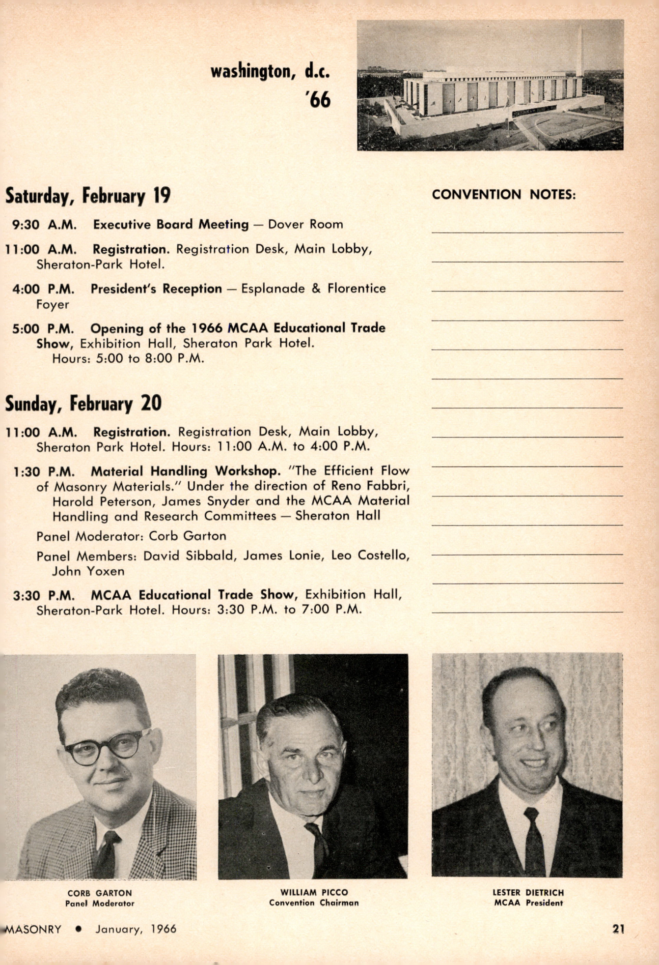 Masonry Magazine January 1966 Page.19