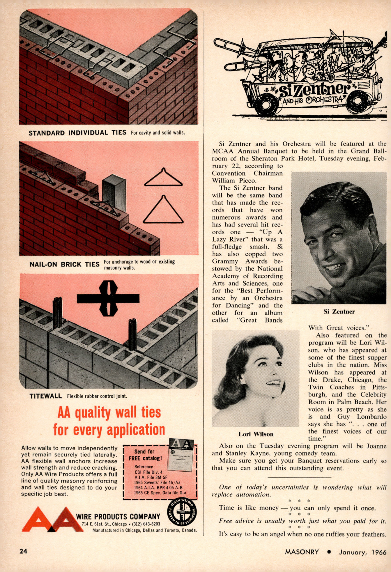 Masonry Magazine January 1966 Page.22