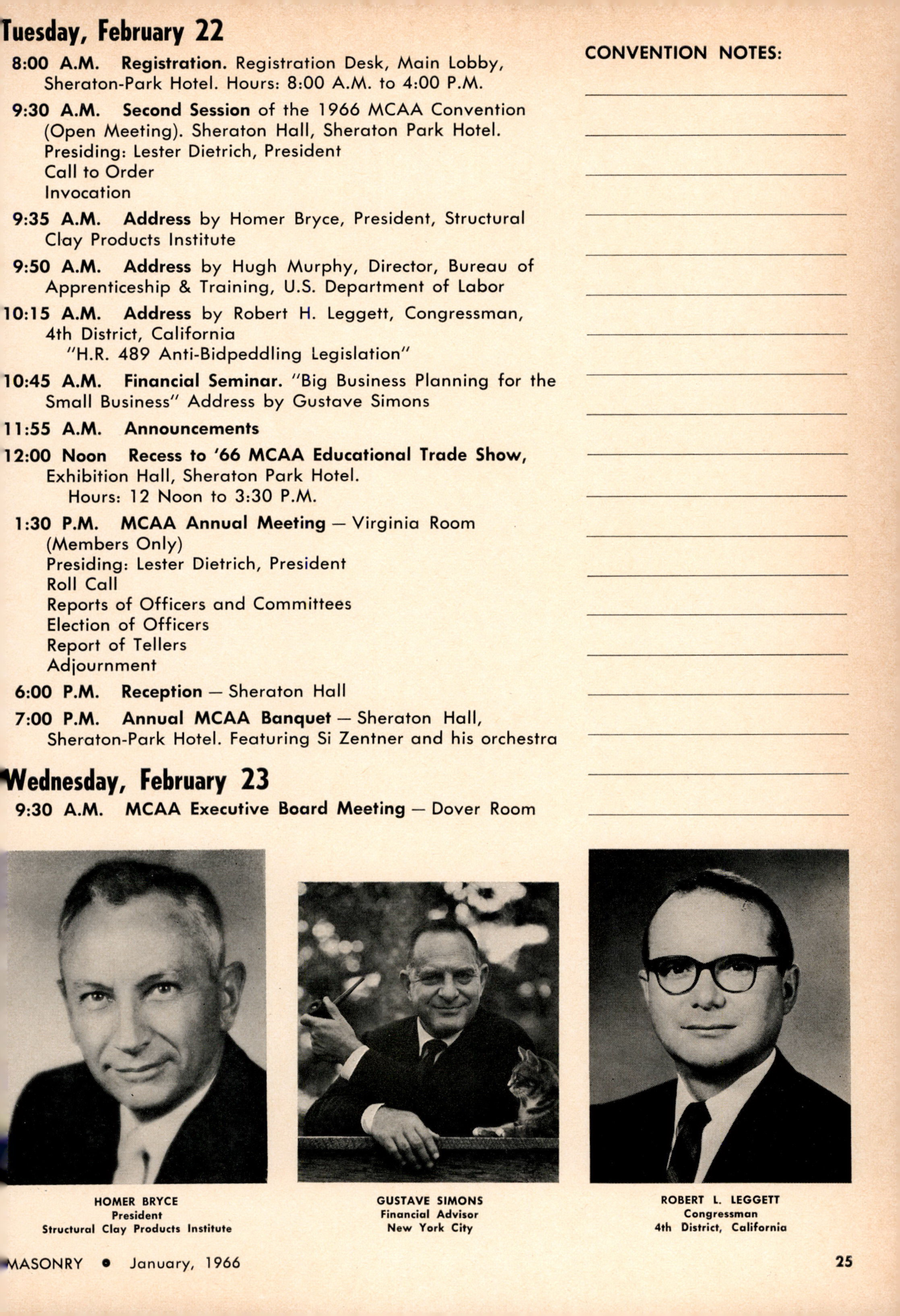 Masonry Magazine January 1966 Page.23