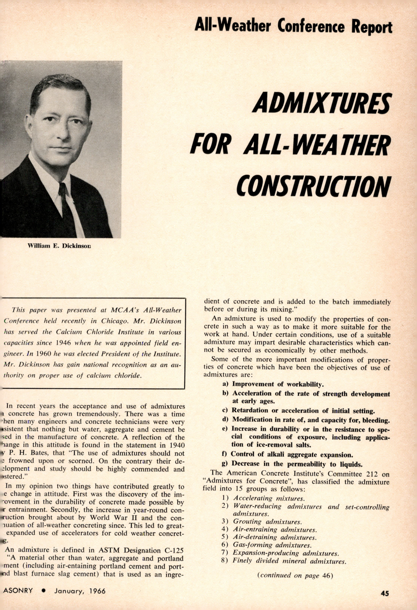 Masonry Magazine January 1966 Page. 43