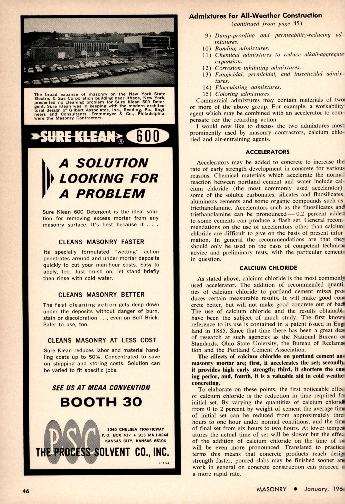 Masonry Magazine January 1966 Page. 44