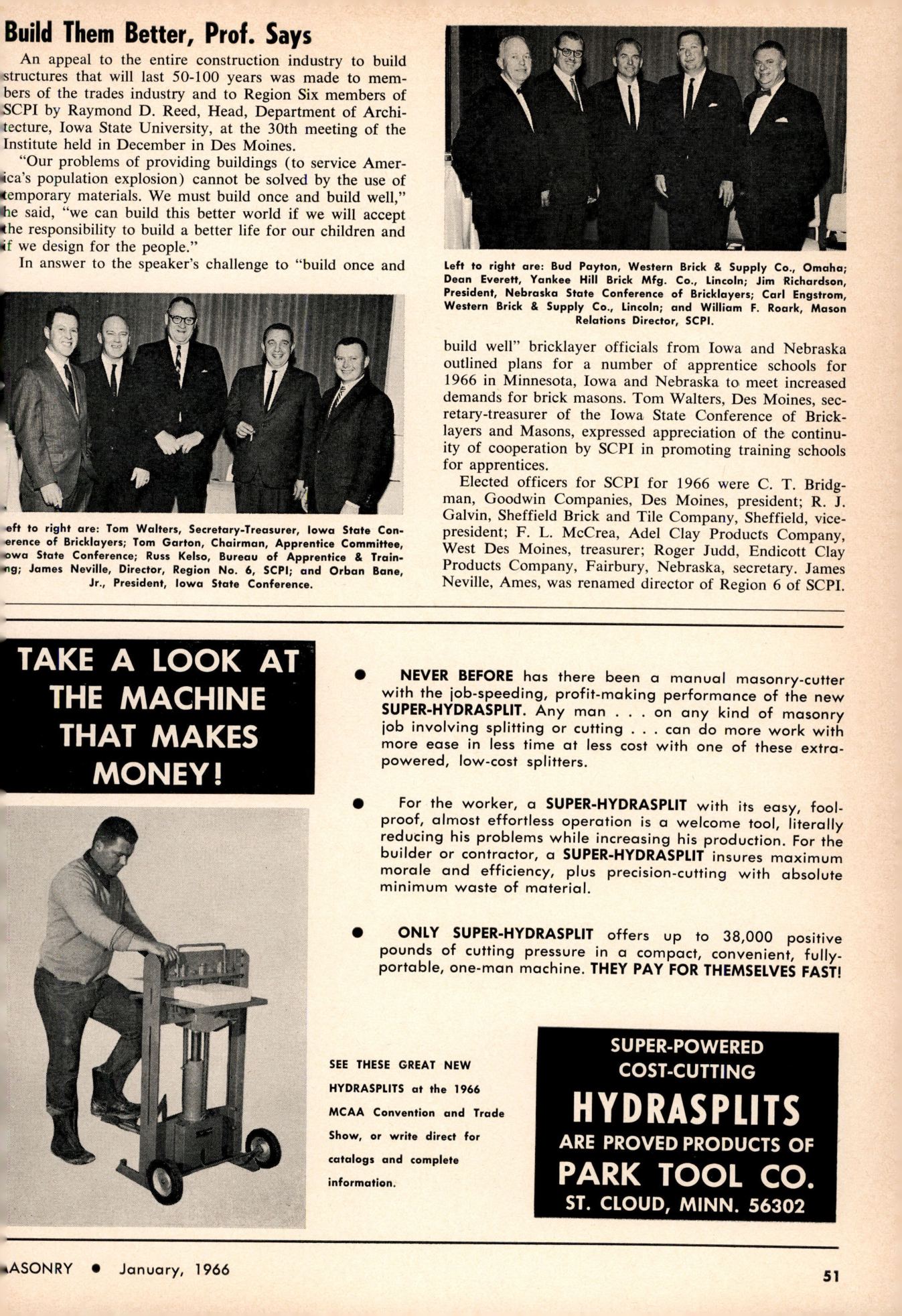 Masonry Magazine January 1966 Page. 49
