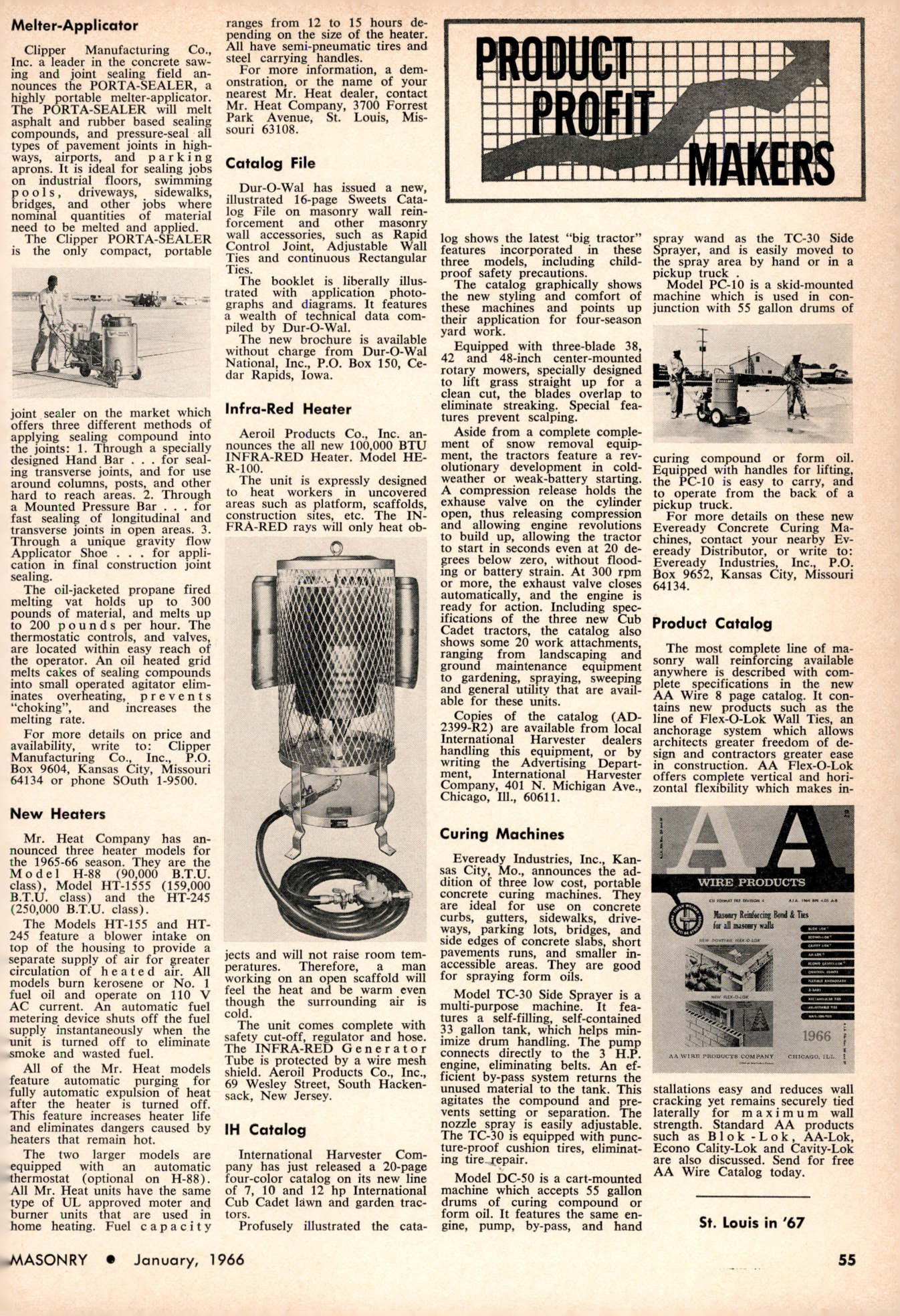 Masonry Magazine January 1966 Page. 53