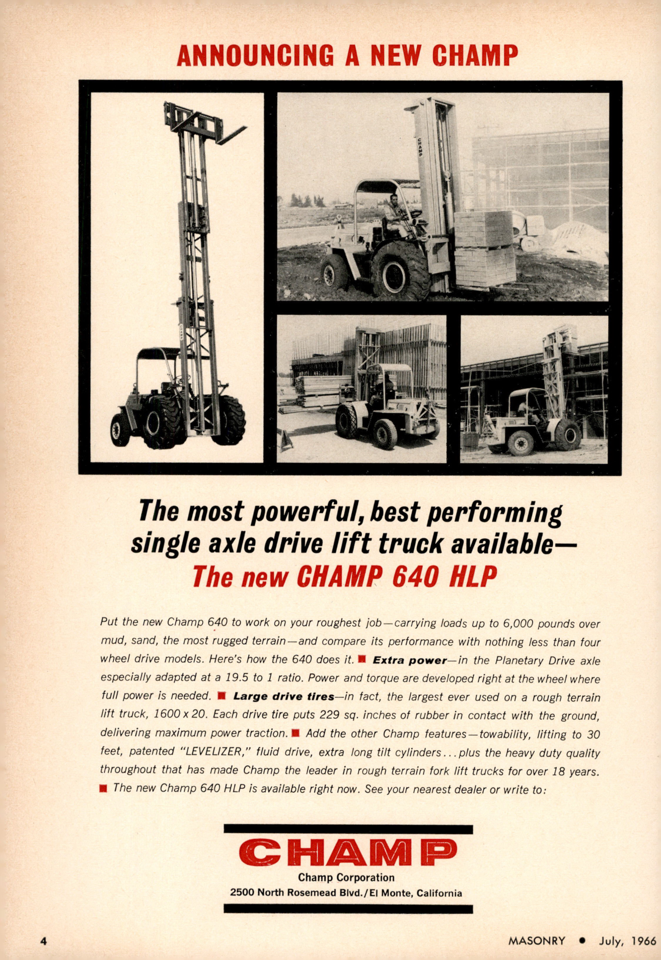 Masonry Magazine July 1966 Page. 4