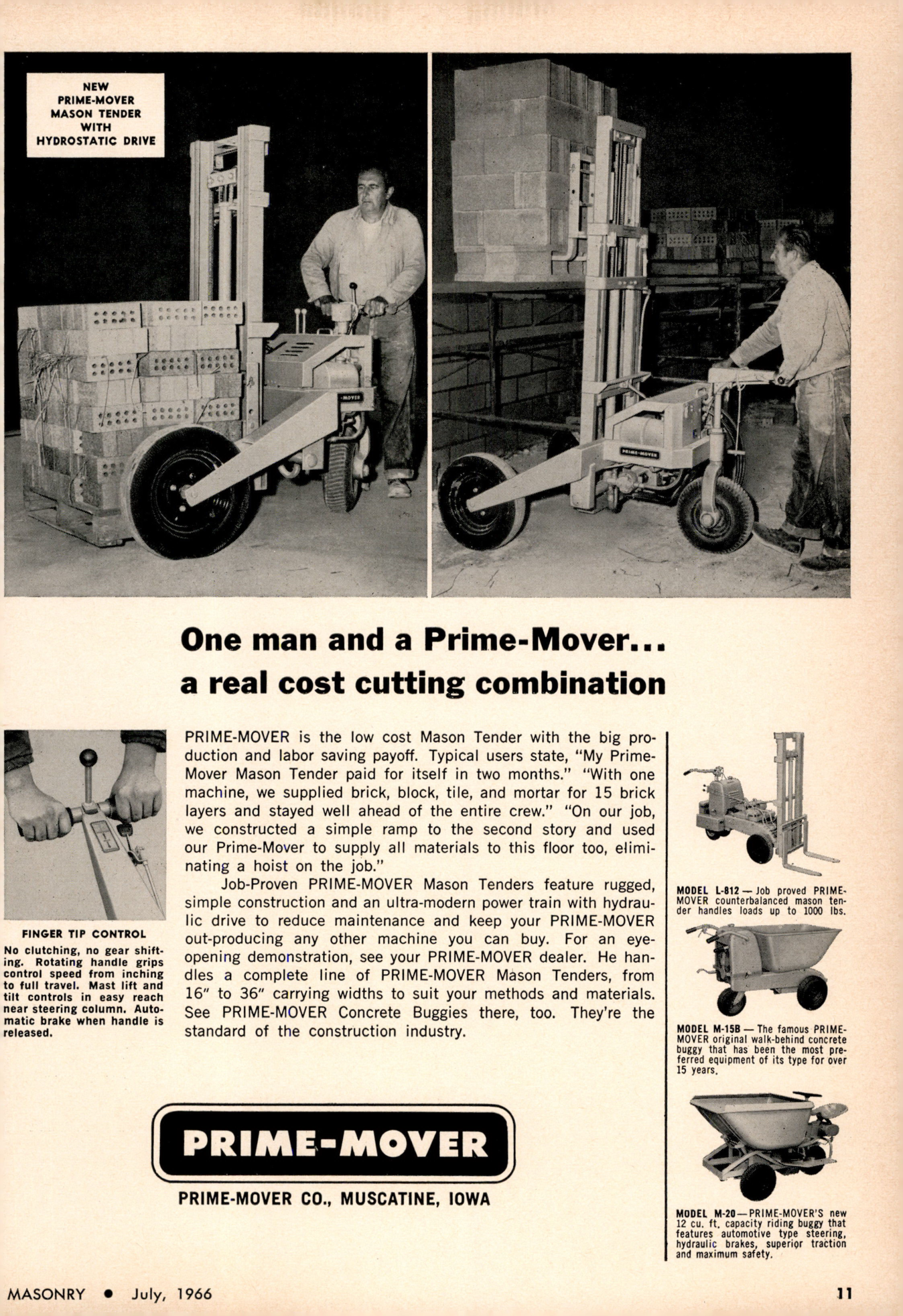 Masonry Magazine July 1966 Page. 11