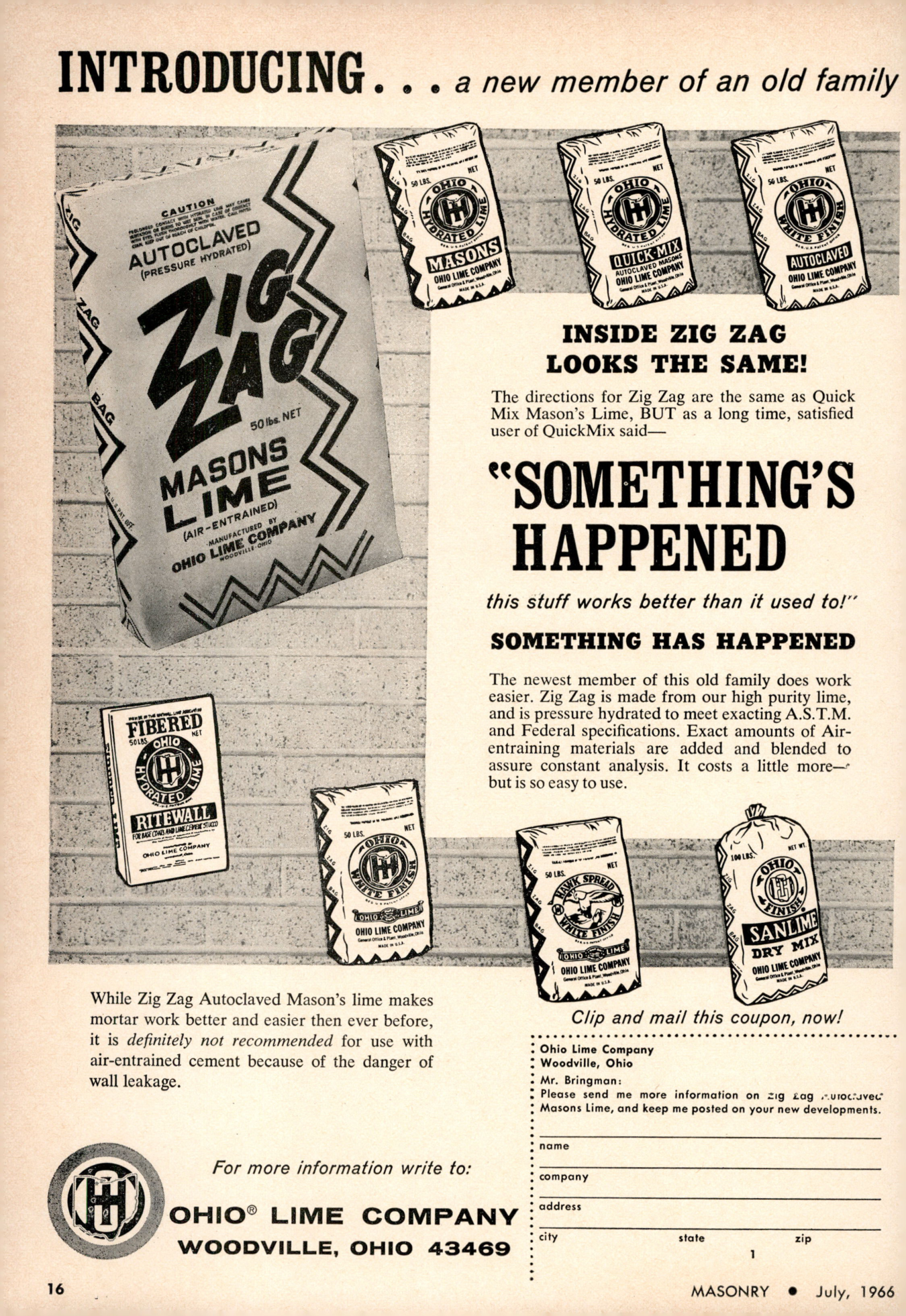 Masonry Magazine July 1966 Page. 16