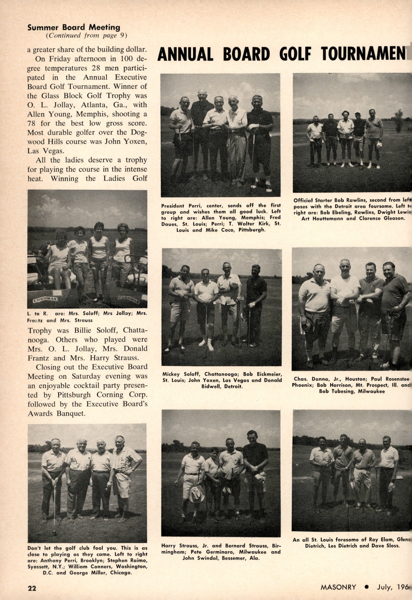 Masonry Magazine July 1966 Page. 22
