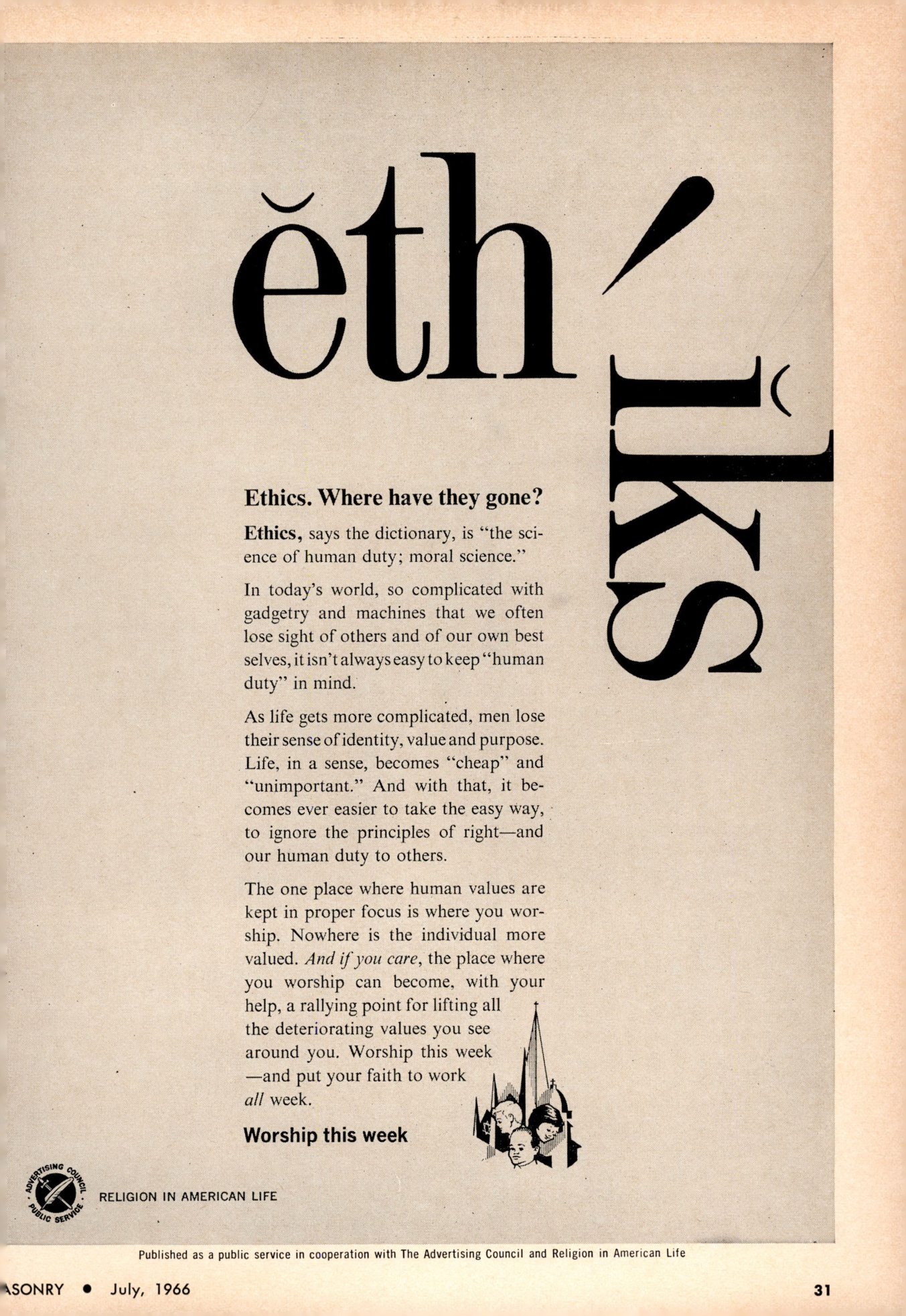 Masonry Magazine July 1966 Page. 31