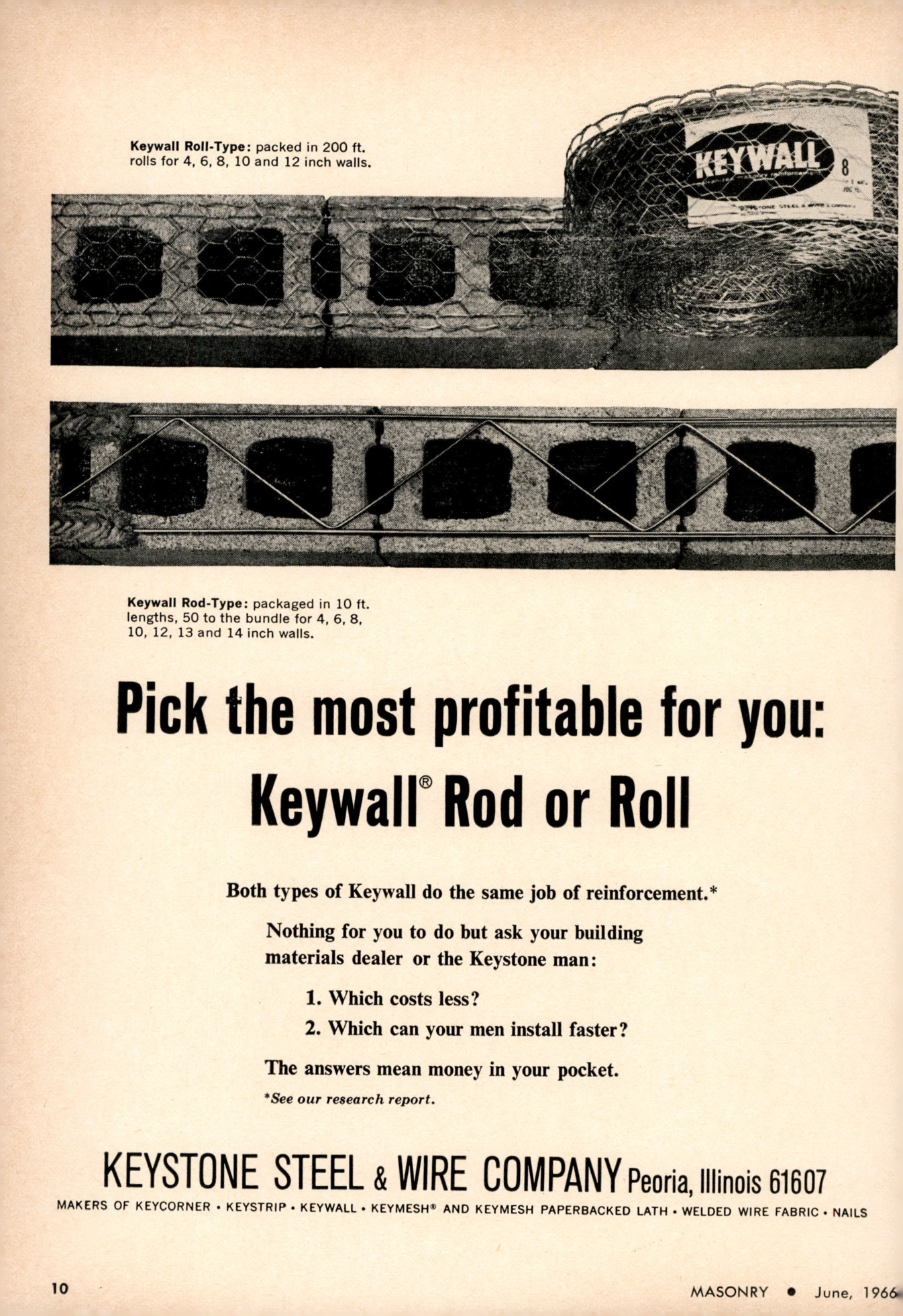 Masonry Magazine June 1966 Page. 10