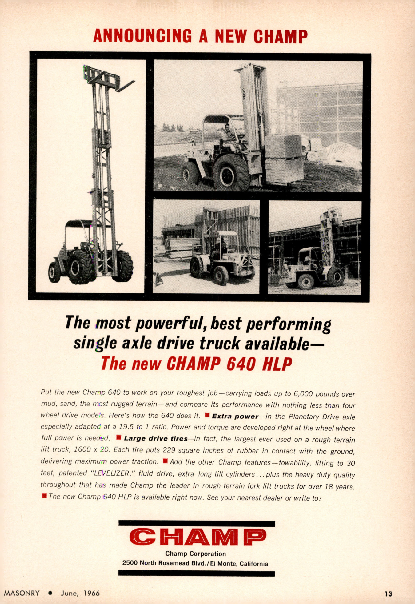 Masonry Magazine June 1966 Page. 13