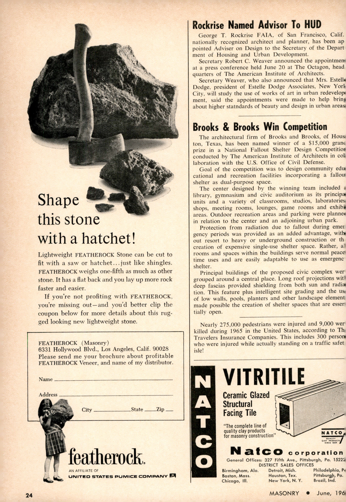 Masonry Magazine June 1966 Page. 24