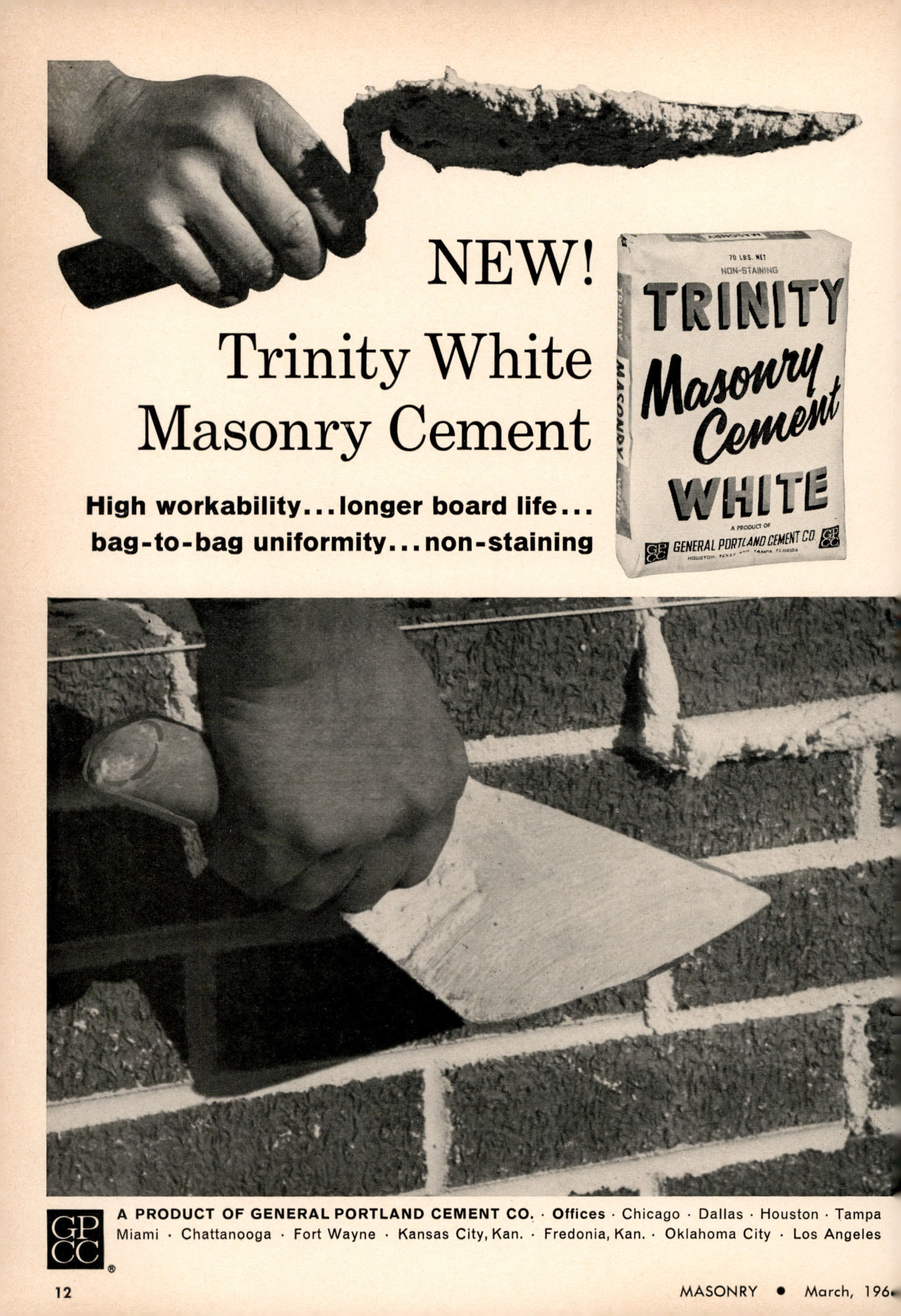 Masonry Magazine March 1966 Page. 12