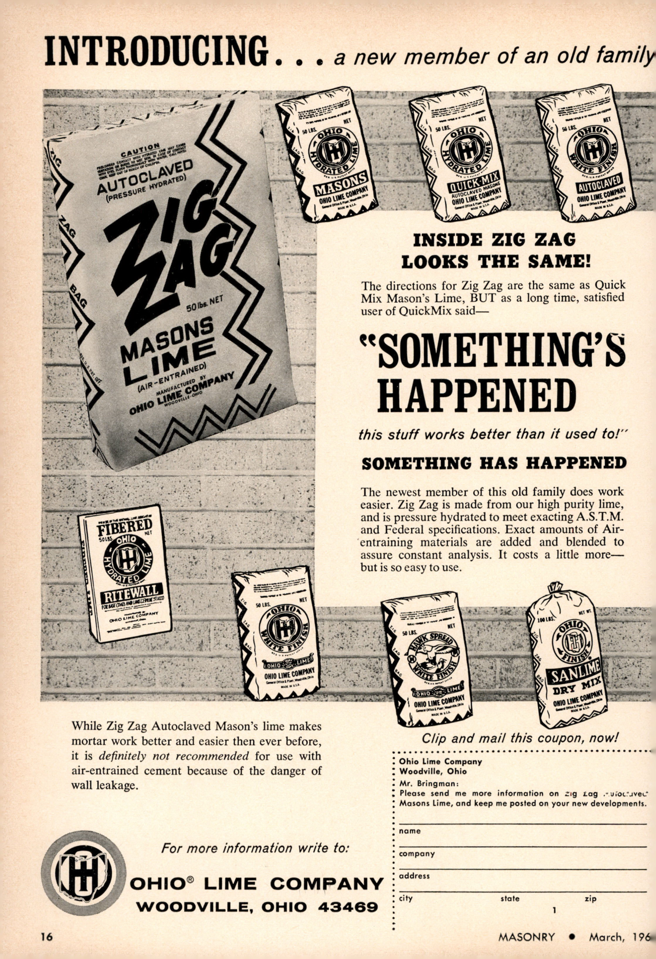 Masonry Magazine March 1966 Page. 16