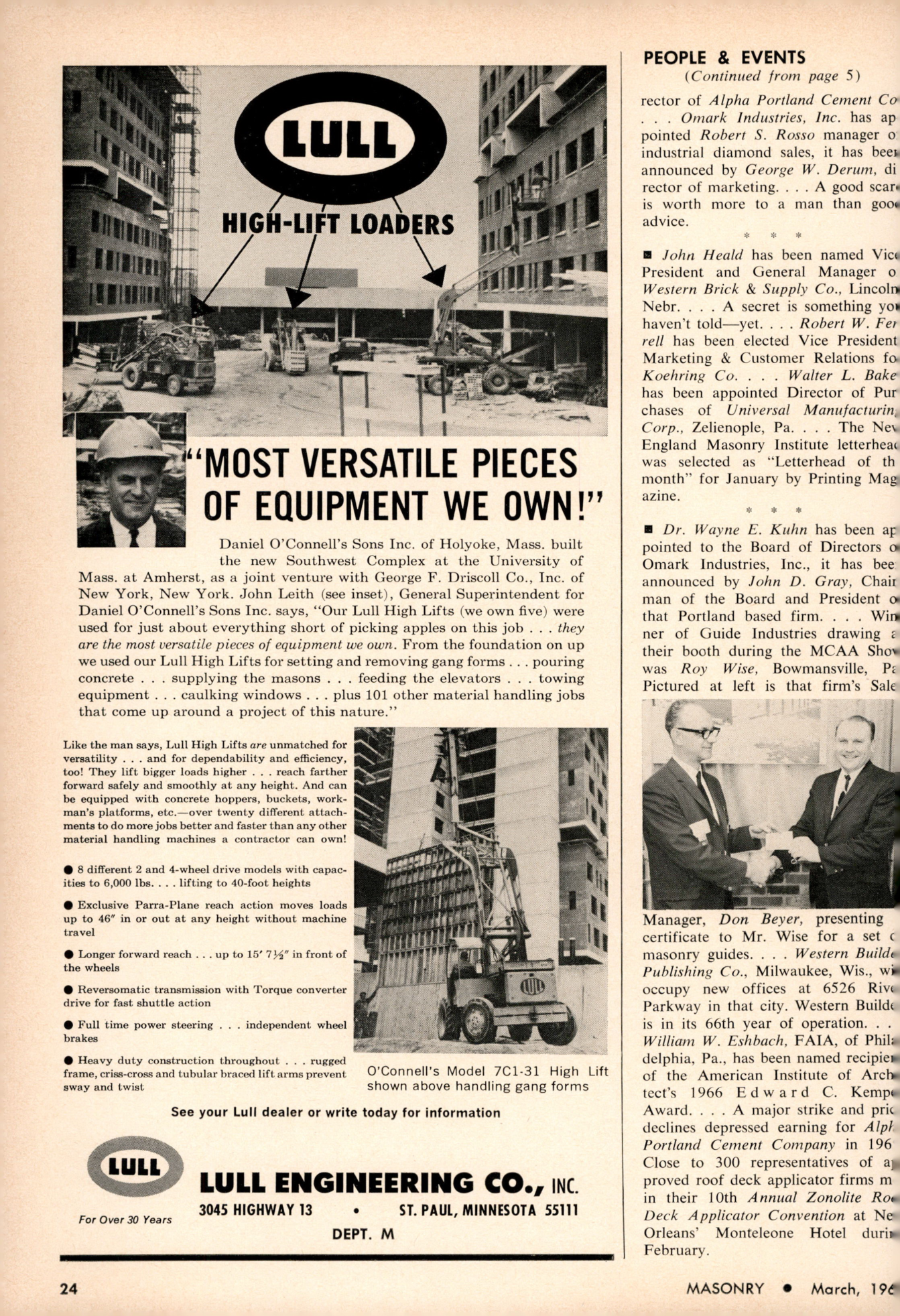 Masonry Magazine March 1966 Page. 24