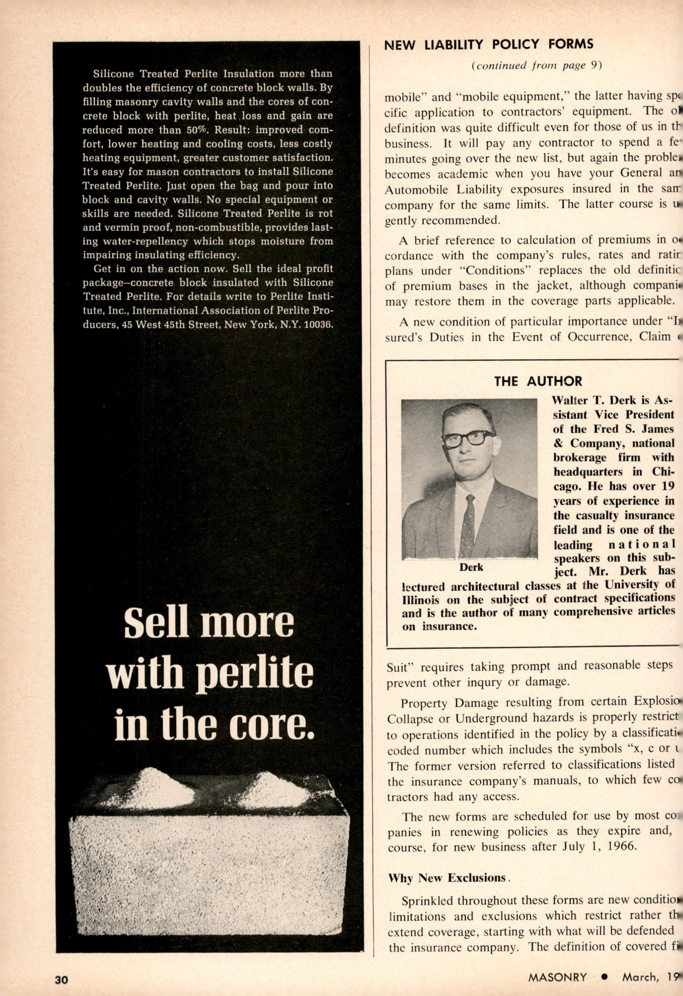 Masonry Magazine March 1966 Page. 30